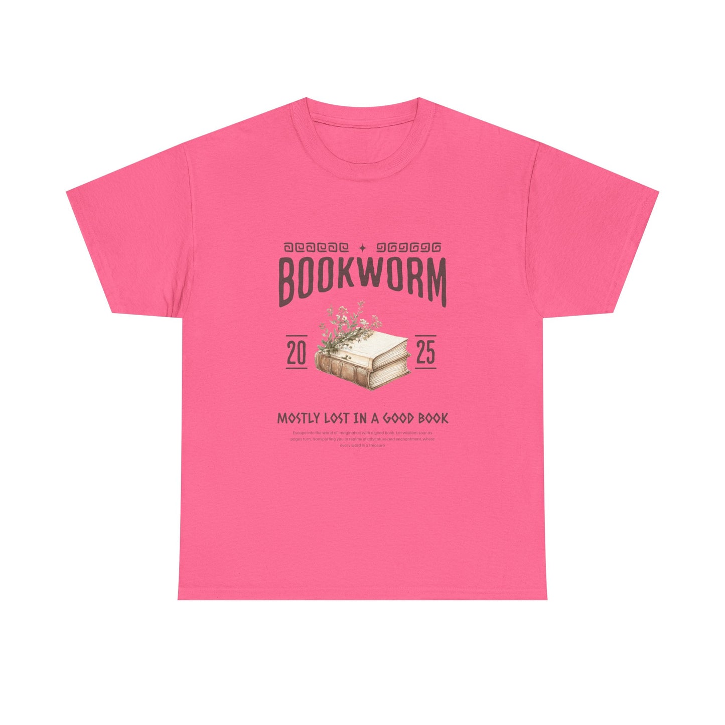 Bookworm Unisex Heavy Cotton Tee – Perfect for Literature Lovers