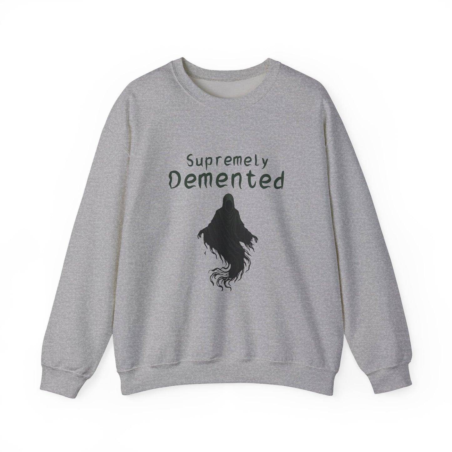 Supremely Demented Sweatshirt, Cozy Unisex Crewneck, Quirky Casual Wear | Harry Potter fans