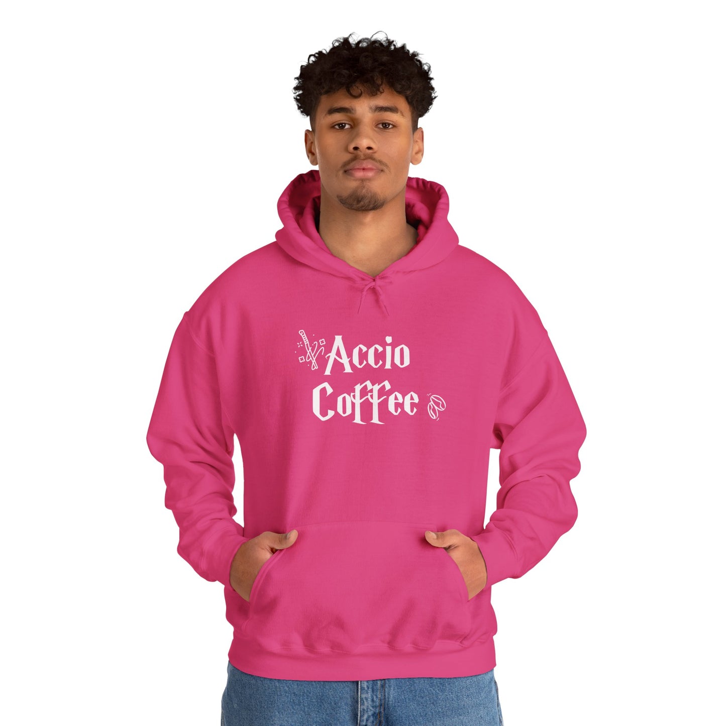 Accio Coffee Hoodie - Unisex Heavy Blend™ Sweatshirt for Coffee Lovers