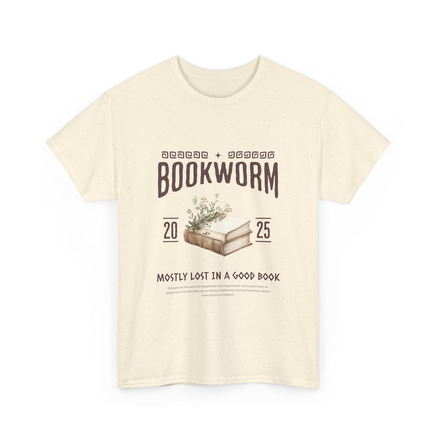 Bookworm Unisex Heavy Cotton Tee – Perfect for Literature Lovers