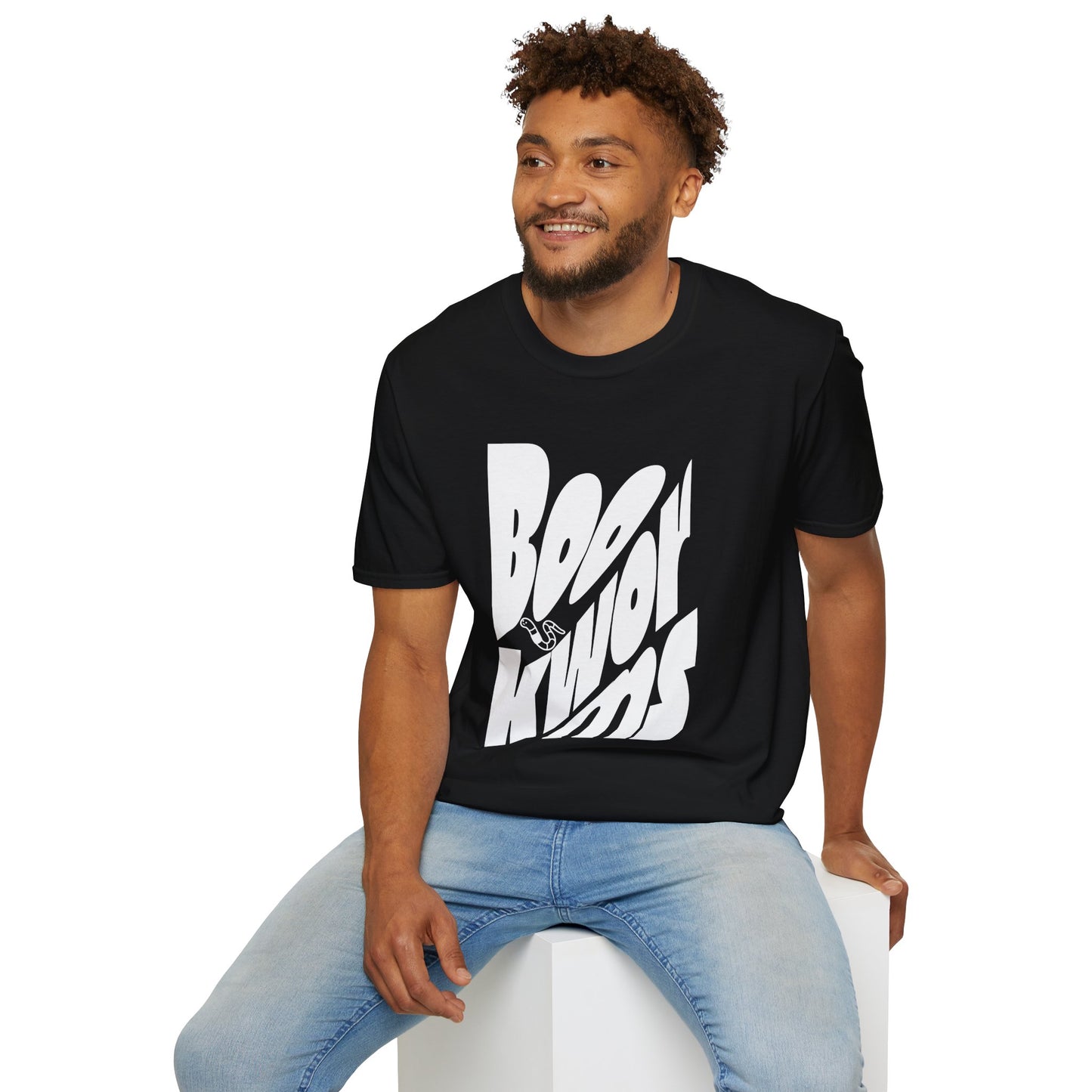 Graphic Unisex Softstyle T-Shirt - 'Bookworms' Design for Casual Comfort