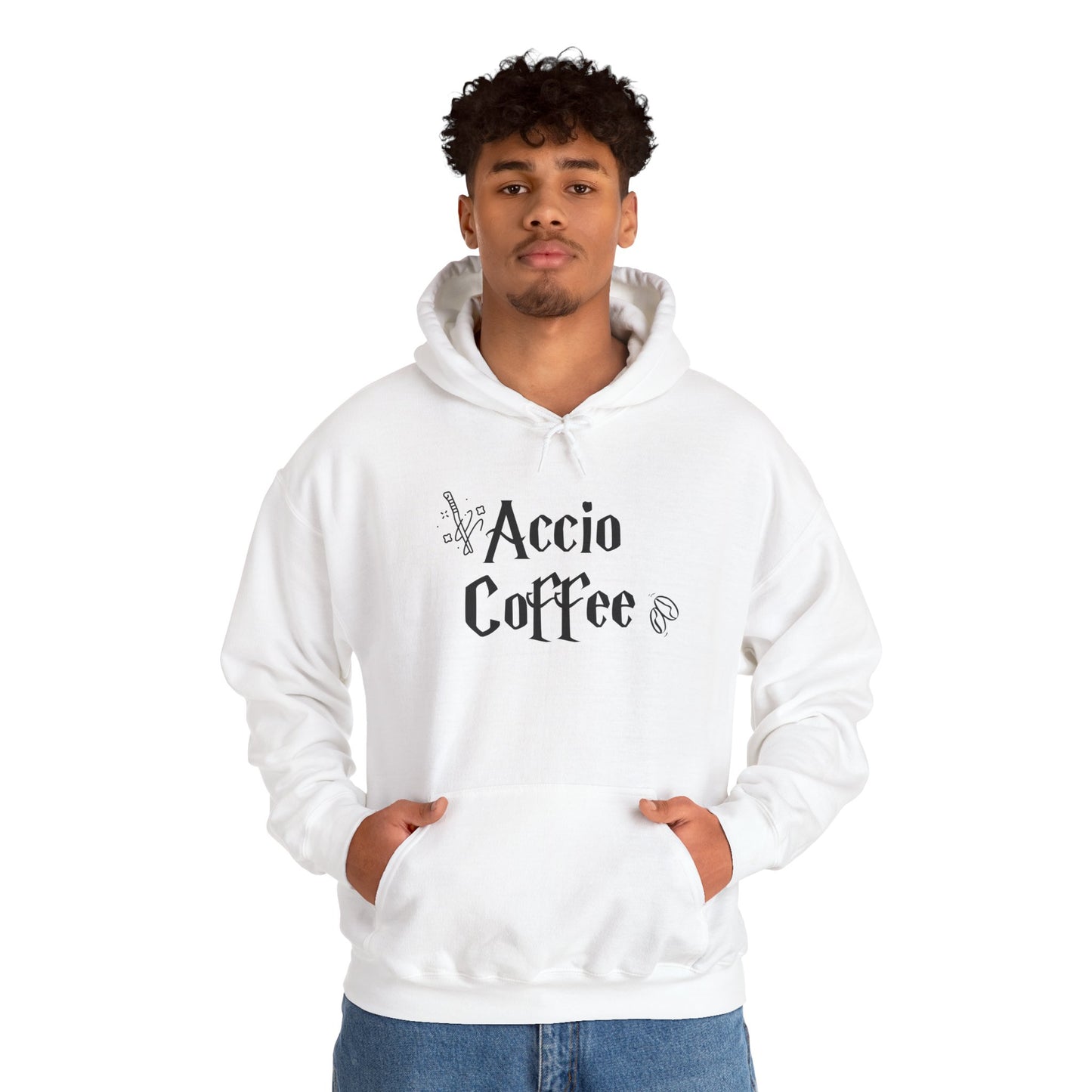 Accio Coffee Hoodie - Unisex Heavy Blend™ Sweatshirt for Coffee Lovers