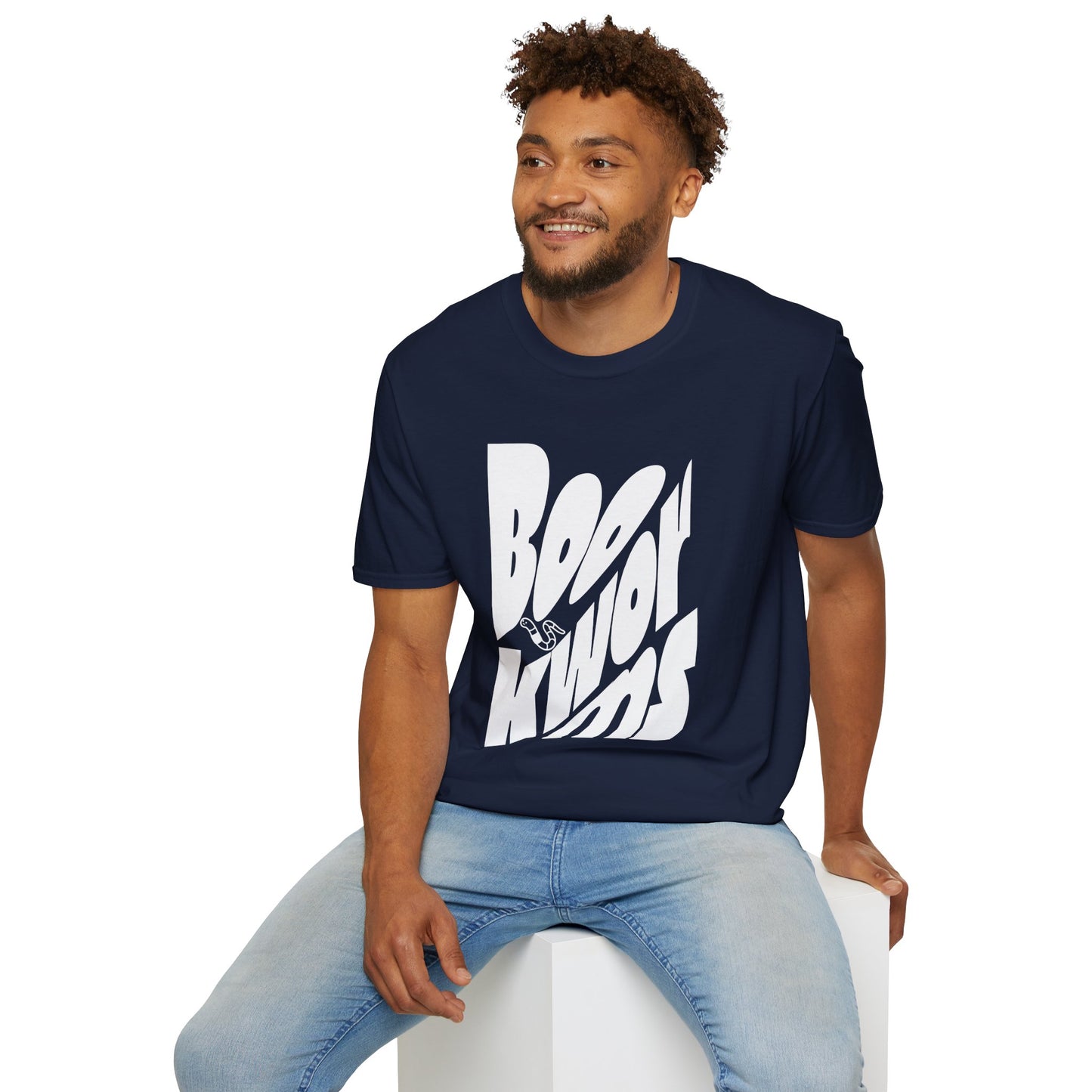 Graphic Unisex Softstyle T-Shirt - 'Bookworms' Design for Casual Comfort