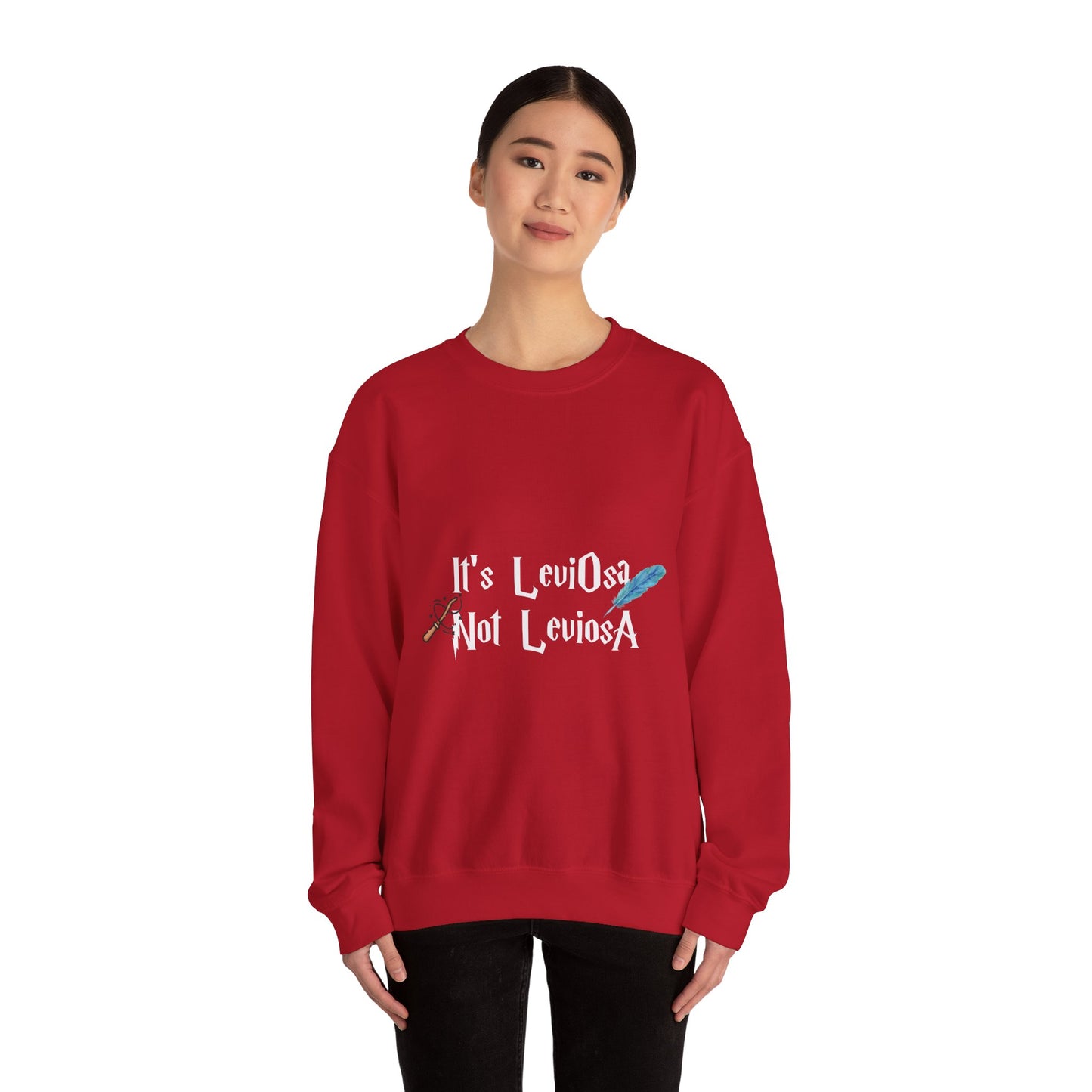 It's LeviOsa Not LeviOsA Crewneck Sweatshirt | Wizard Sweatshirt for Potter Fans