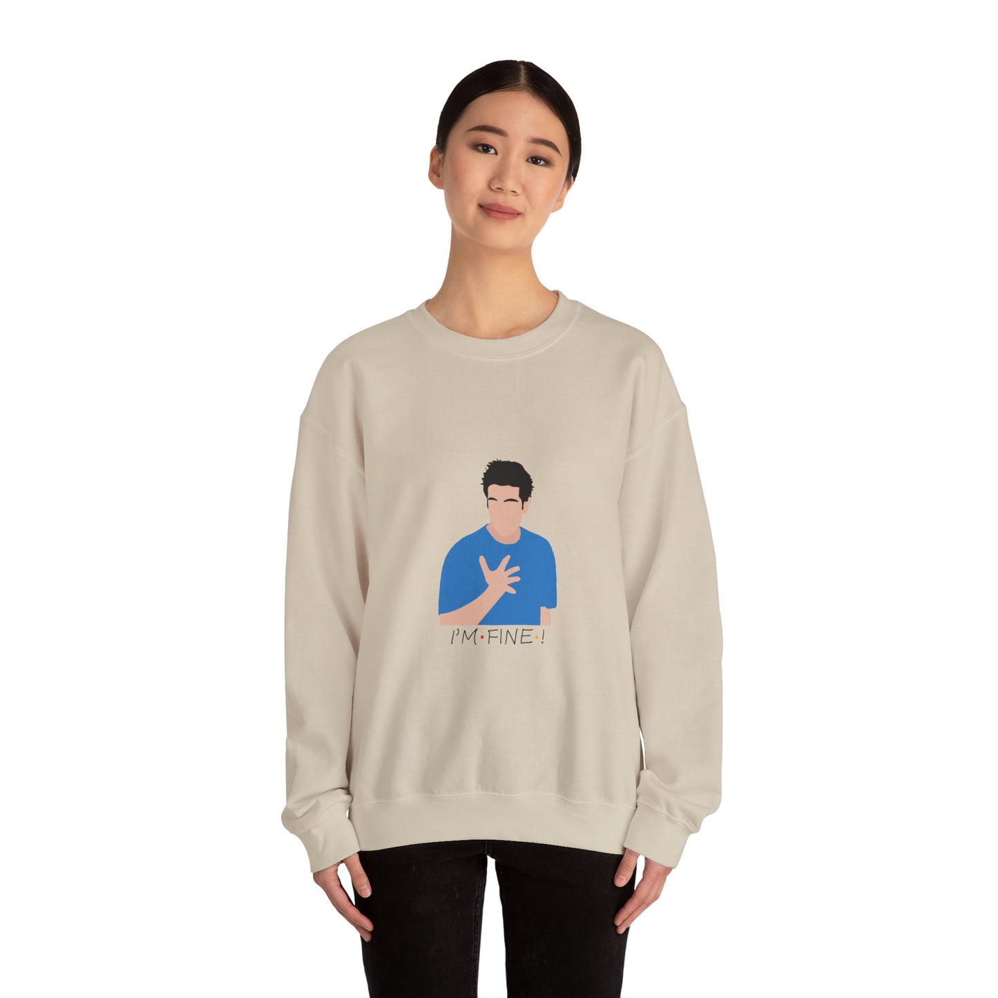 Ross mental breakdown Unisex Heavy Blend™ Crewneck Sweatshirt