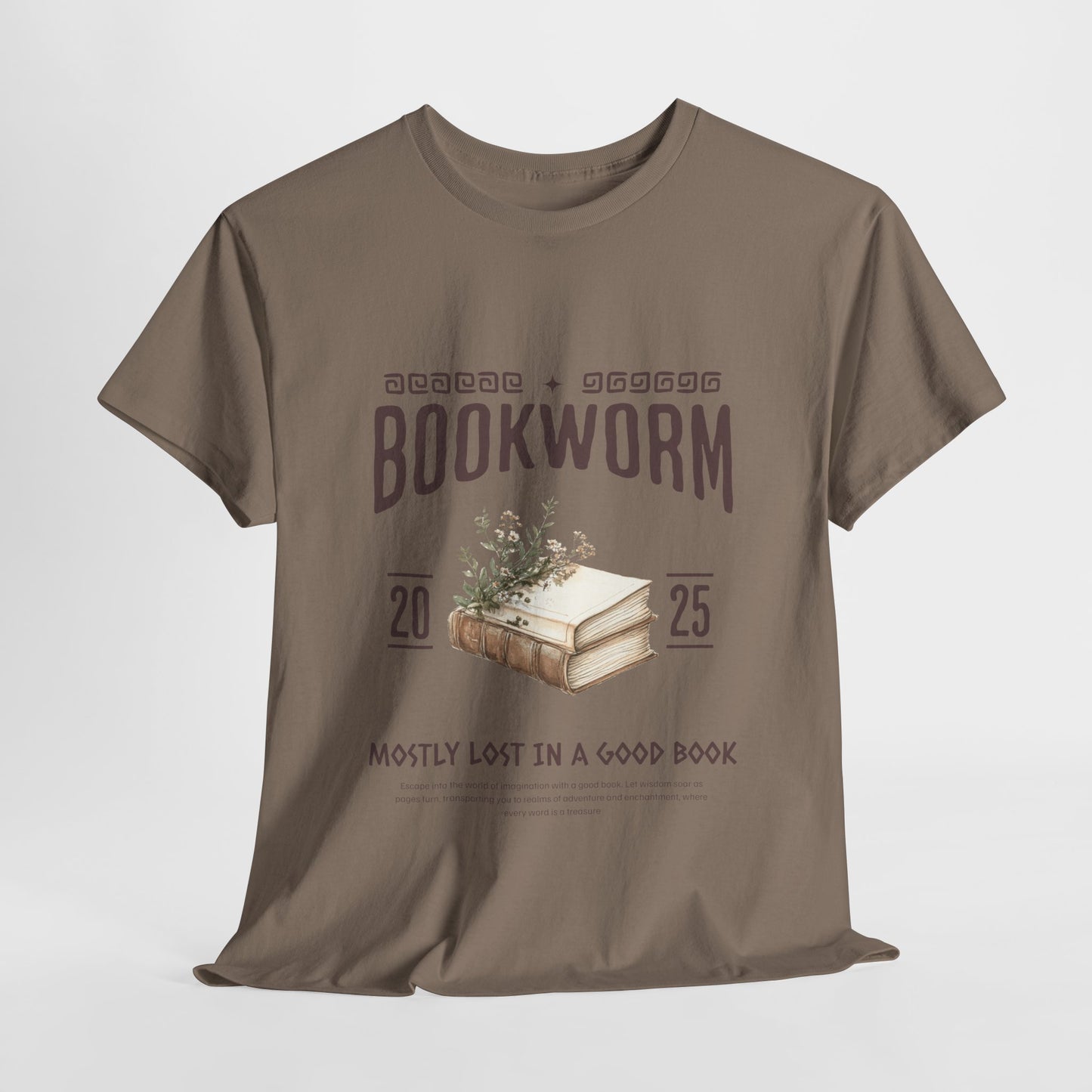 Bookworm Unisex Heavy Cotton Tee – Perfect for Literature Lovers