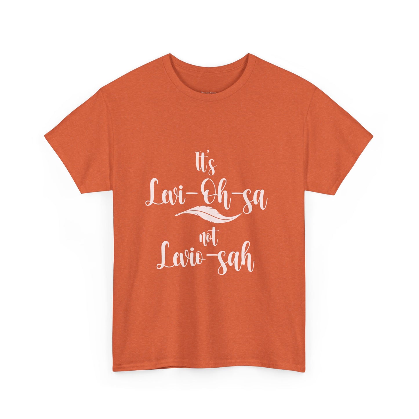 Unisex Heavy Cotton Tee - 'It's Lavi-Oh-sa Not Lario-sah'