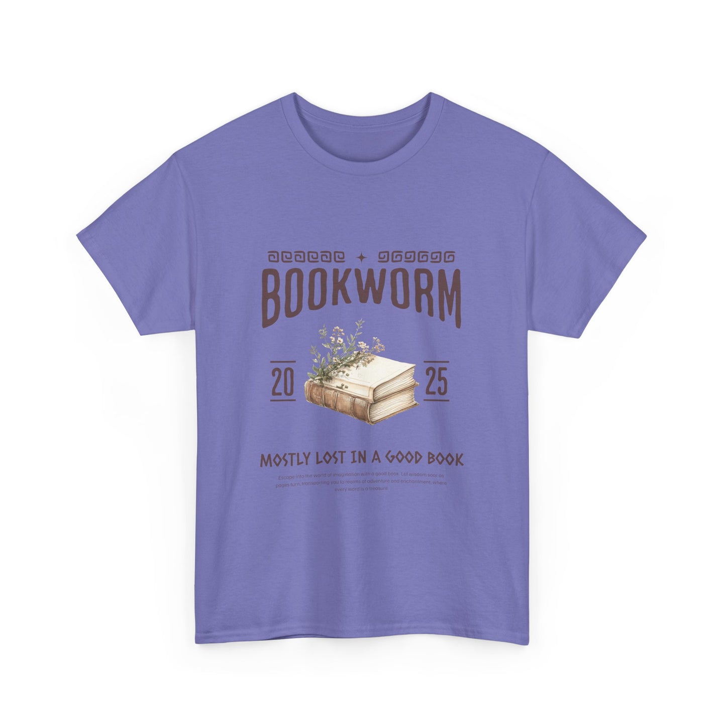 Bookworm Unisex Heavy Cotton Tee – Perfect for Literature Lovers
