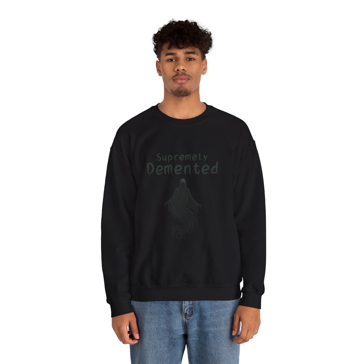 Supremely Demented Sweatshirt, Cozy Unisex Crewneck, Quirky Casual Wear | Harry Potter fans
