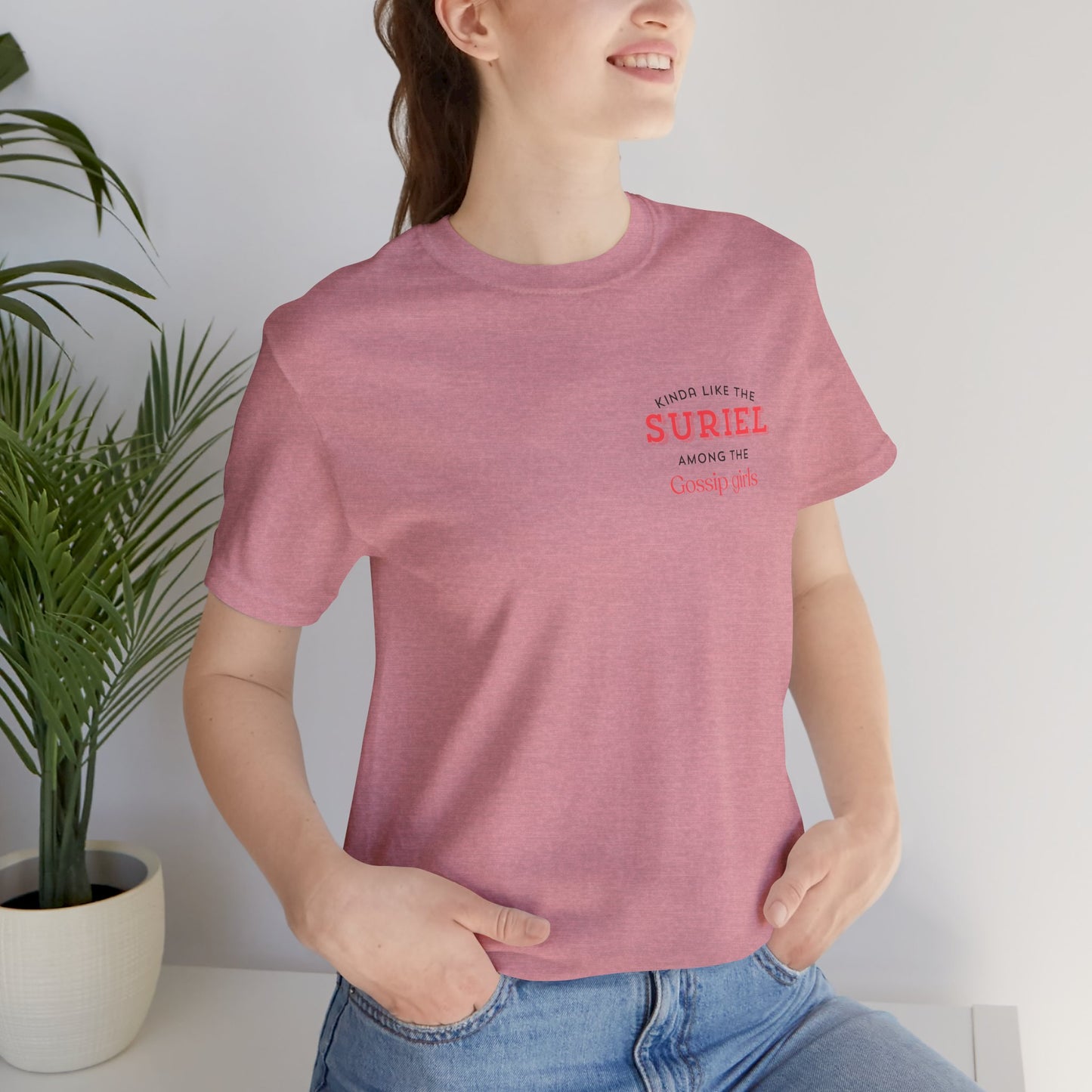 Suriel among gossip Unisex Jersey Short Sleeve Tee