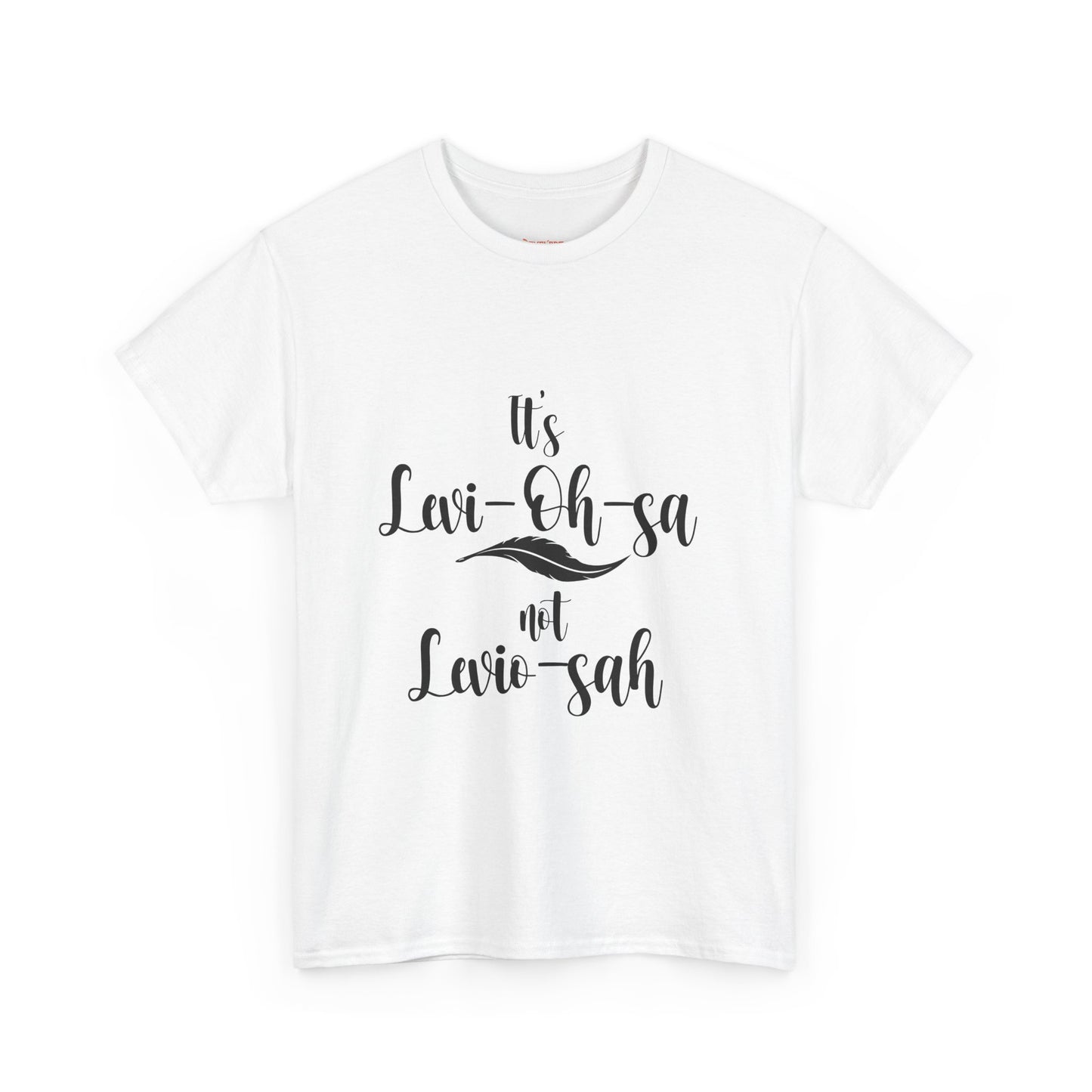 Unisex Heavy Cotton Tee - 'It's Lavi-Oh-sa Not Lario-sah'