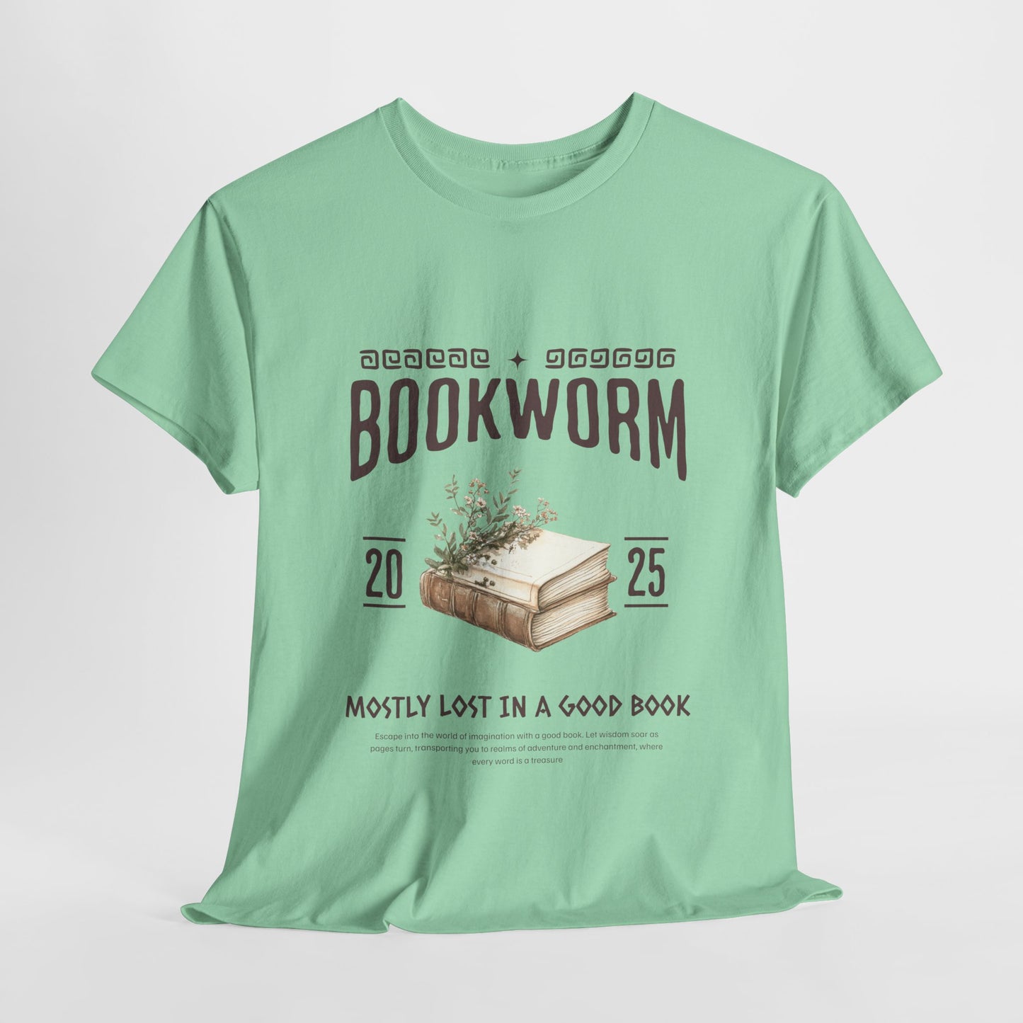 Bookworm Unisex Heavy Cotton Tee – Perfect for Literature Lovers