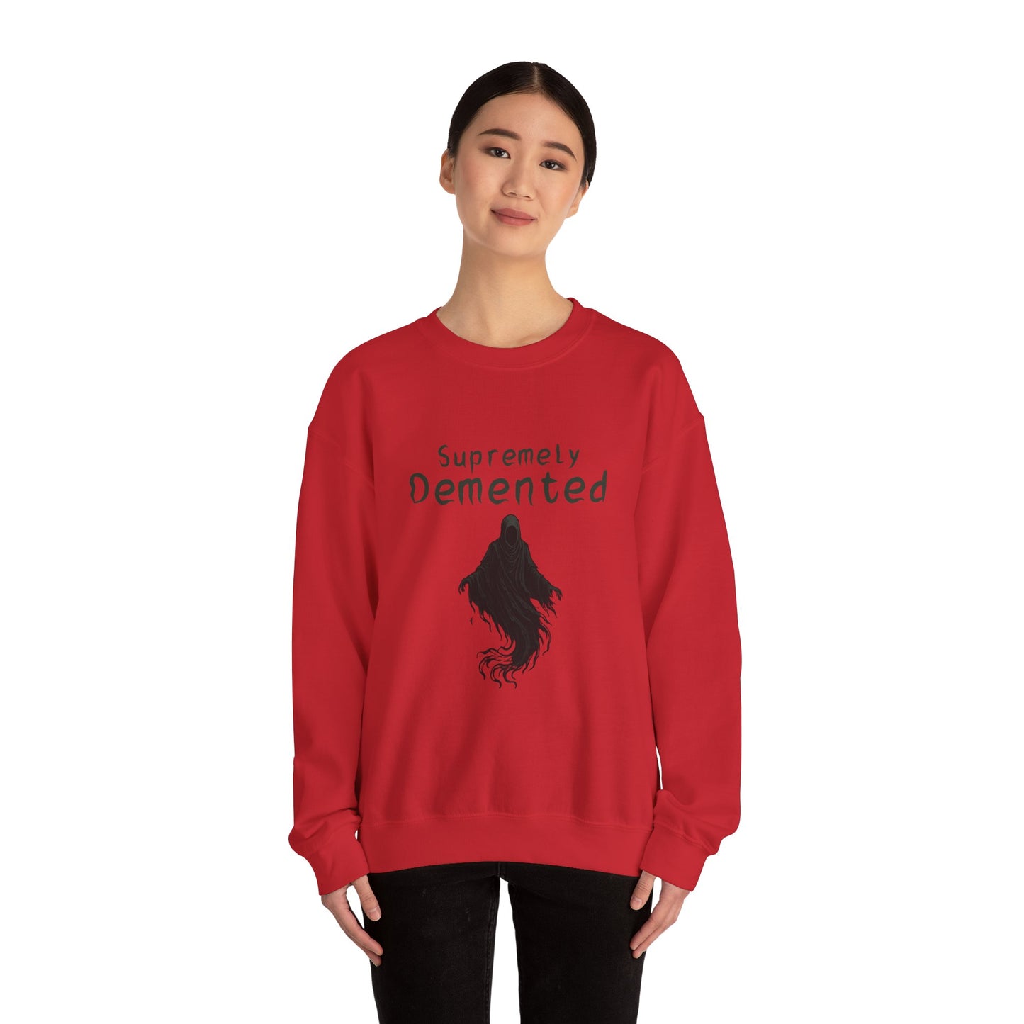 Supremely Demented Sweatshirt, Cozy Unisex Crewneck, Quirky Casual Wear | Harry Potter fans