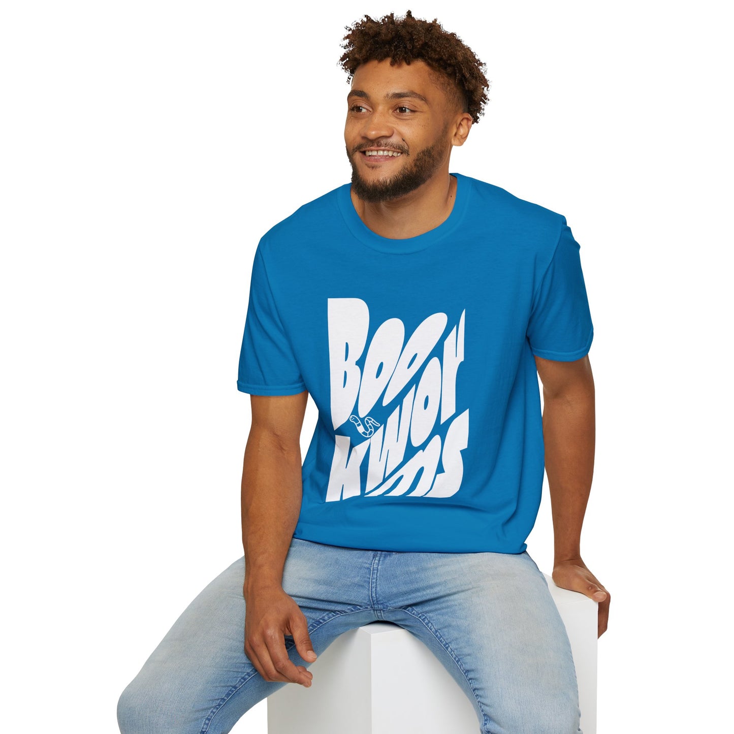Graphic Unisex Softstyle T-Shirt - 'Bookworms' Design for Casual Comfort