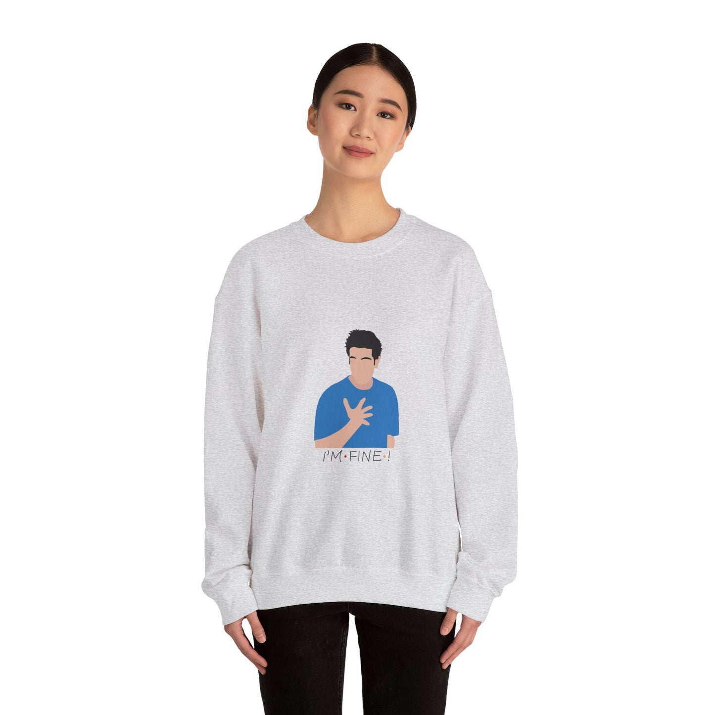 Ross mental breakdown Unisex Heavy Blend™ Crewneck Sweatshirt
