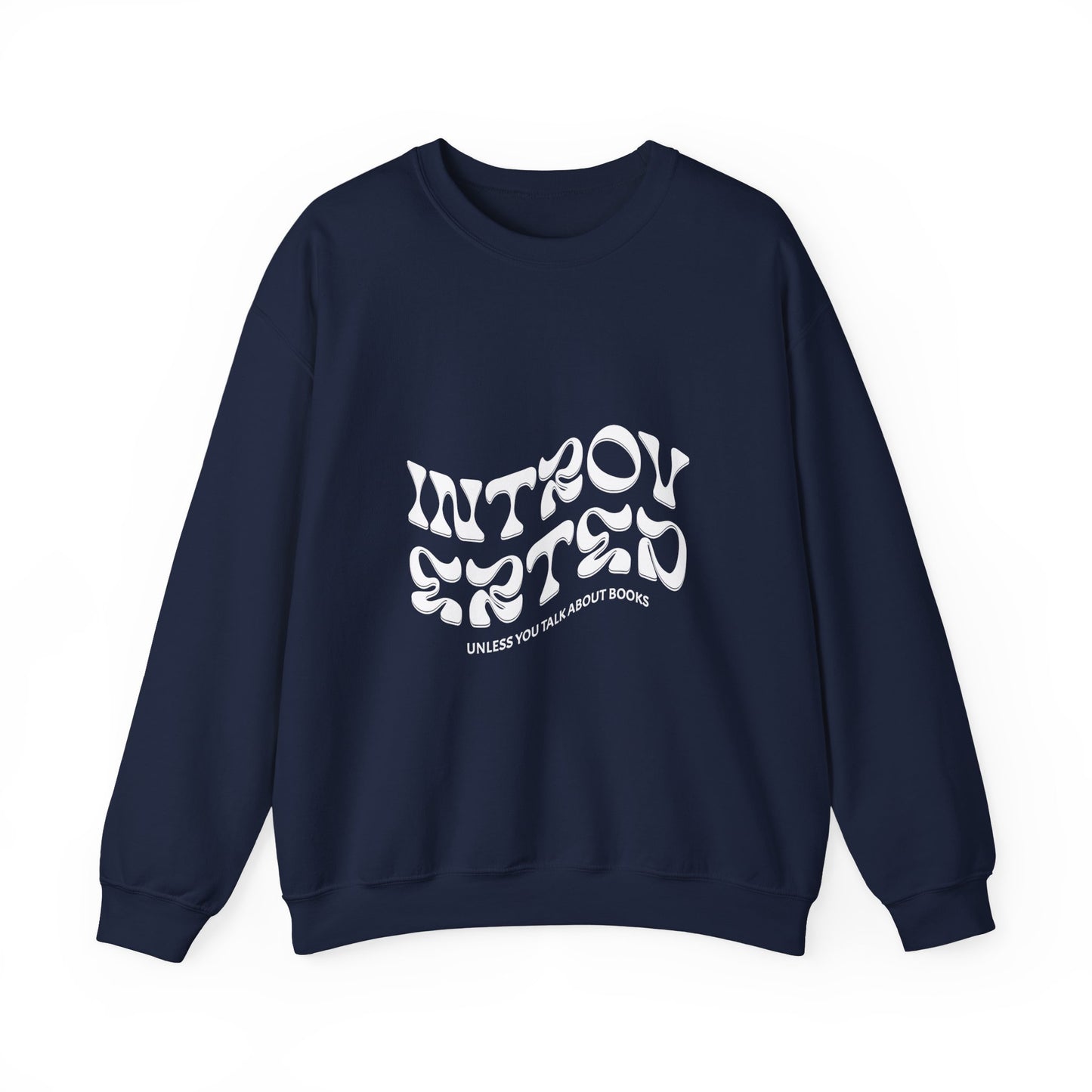 Introverted Book Lovers Sweatshirt - Unisex Heavy Blend™ Crewneck