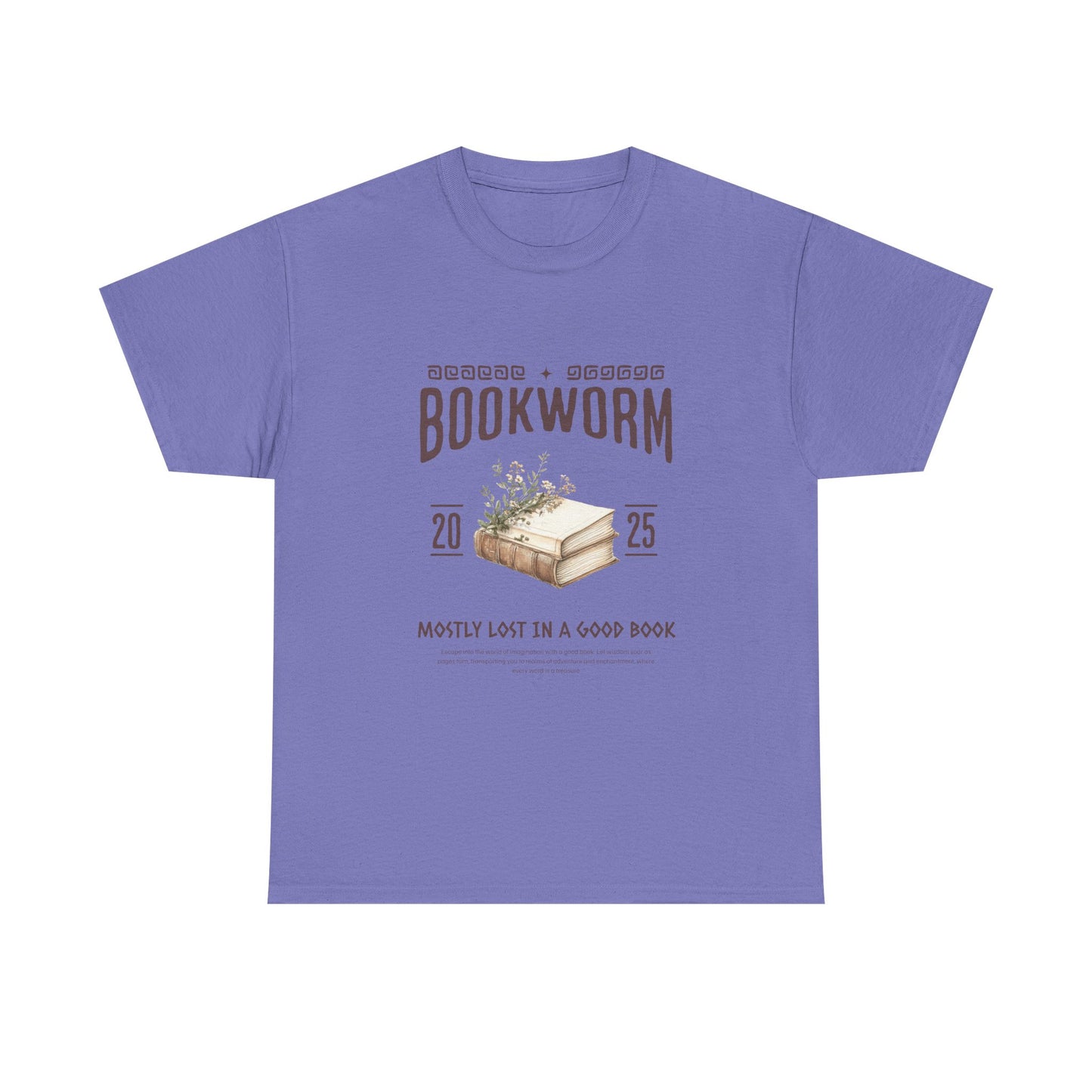 Bookworm Unisex Heavy Cotton Tee – Perfect for Literature Lovers