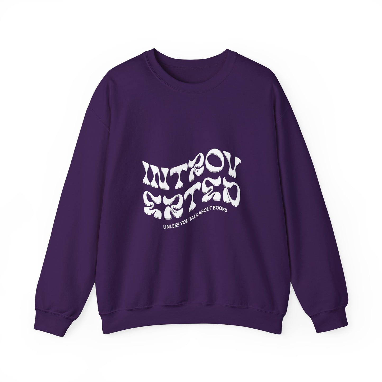 Introverted Book Lovers Sweatshirt - Unisex Heavy Blend™ Crewneck