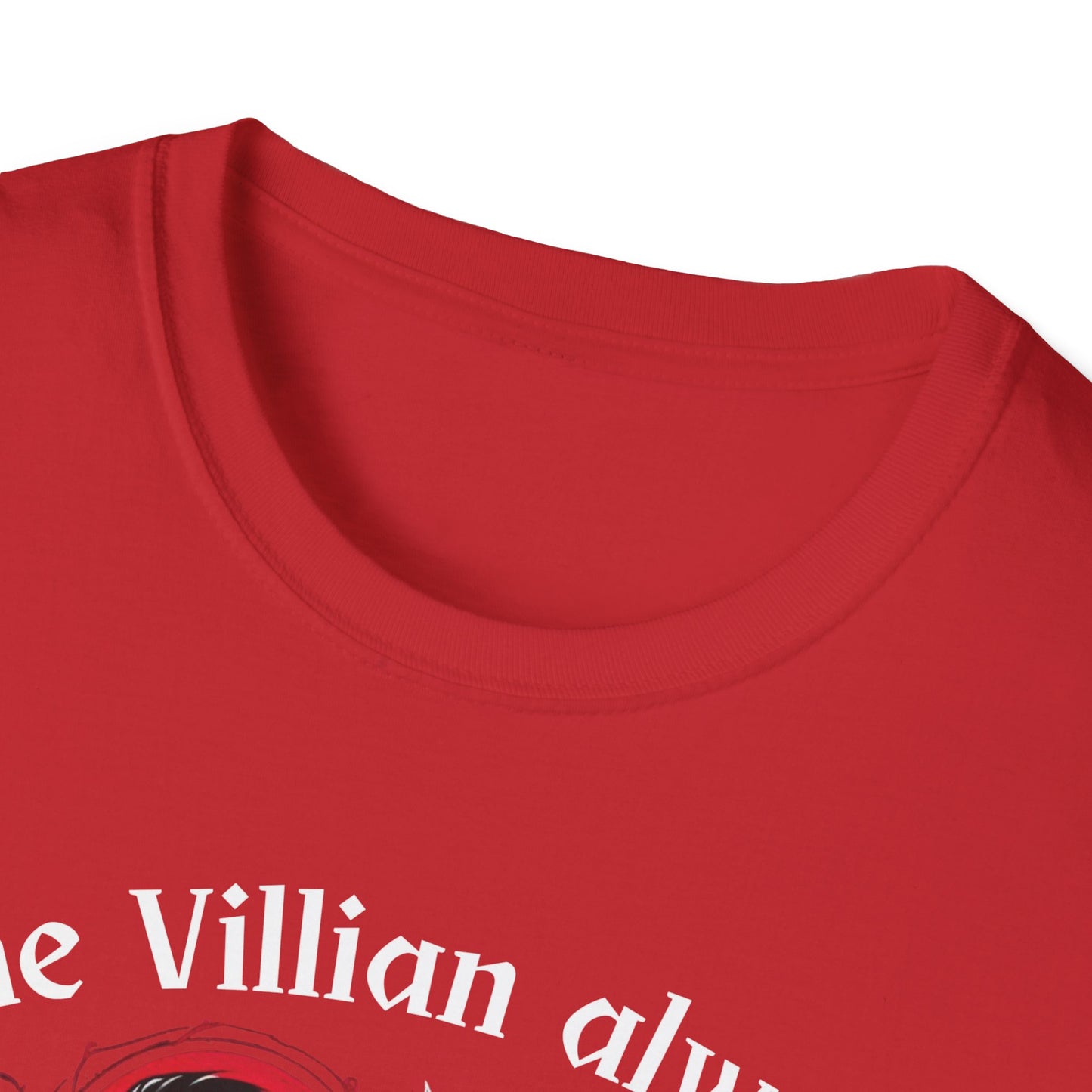 Men's & Women's Villain-Themed Softstyle T-Shirt - 'The Villain Always Gets The Girl'