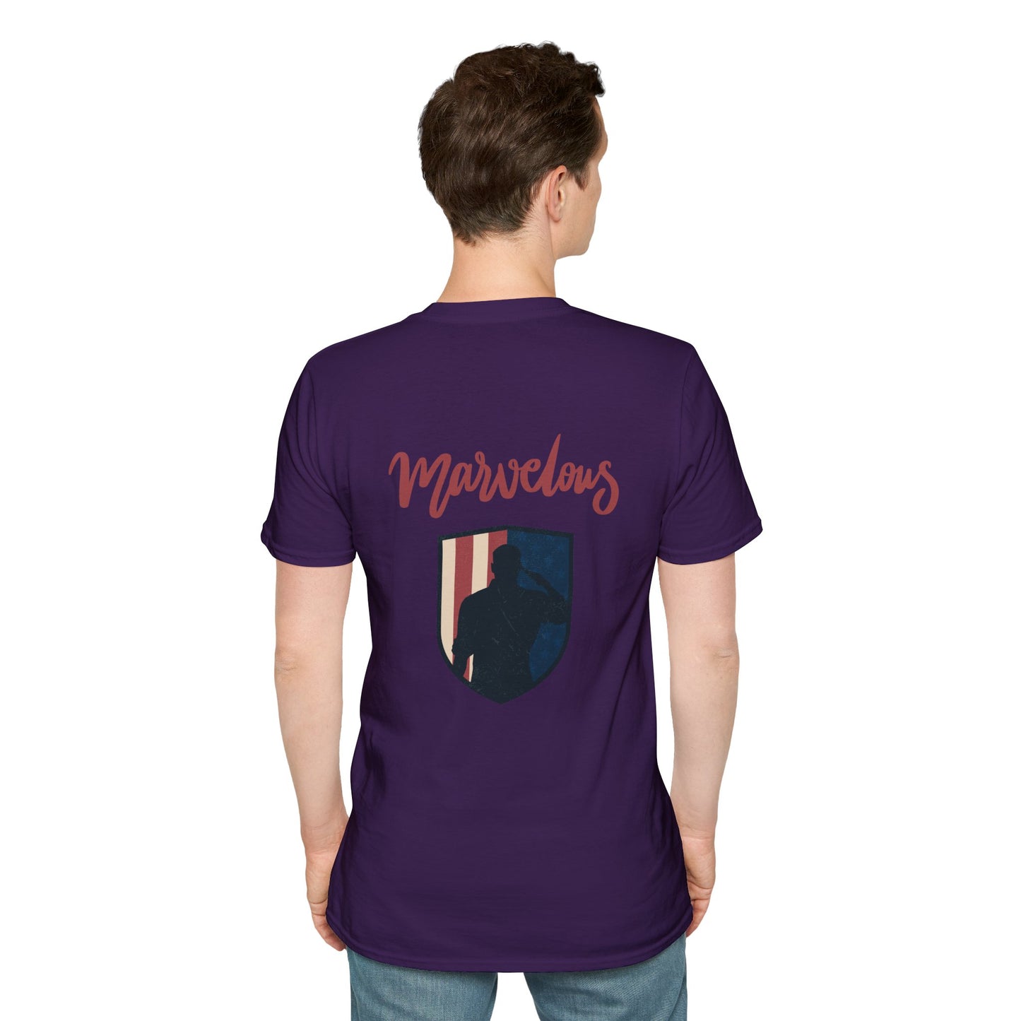 Marvelous Unisex Softstyle T-Shirt - Motivational Graphic Tee for Everyday Inspiration