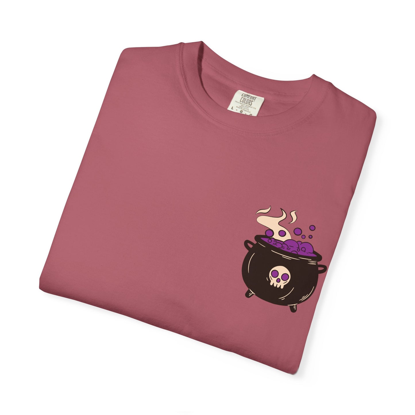 Cauldron Boil Me Halloween Unisex Garment-Dyed T-shirt