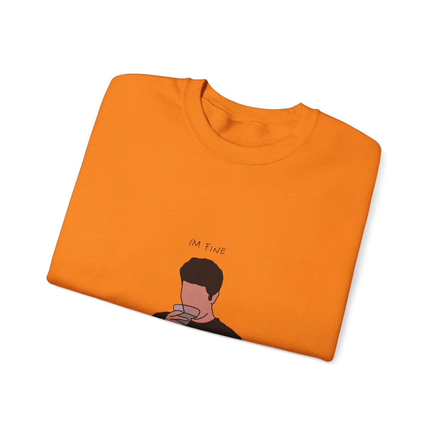 Ross ‘I'm fine’ Unisex Heavy Blend™ Crewneck Sweatshirt