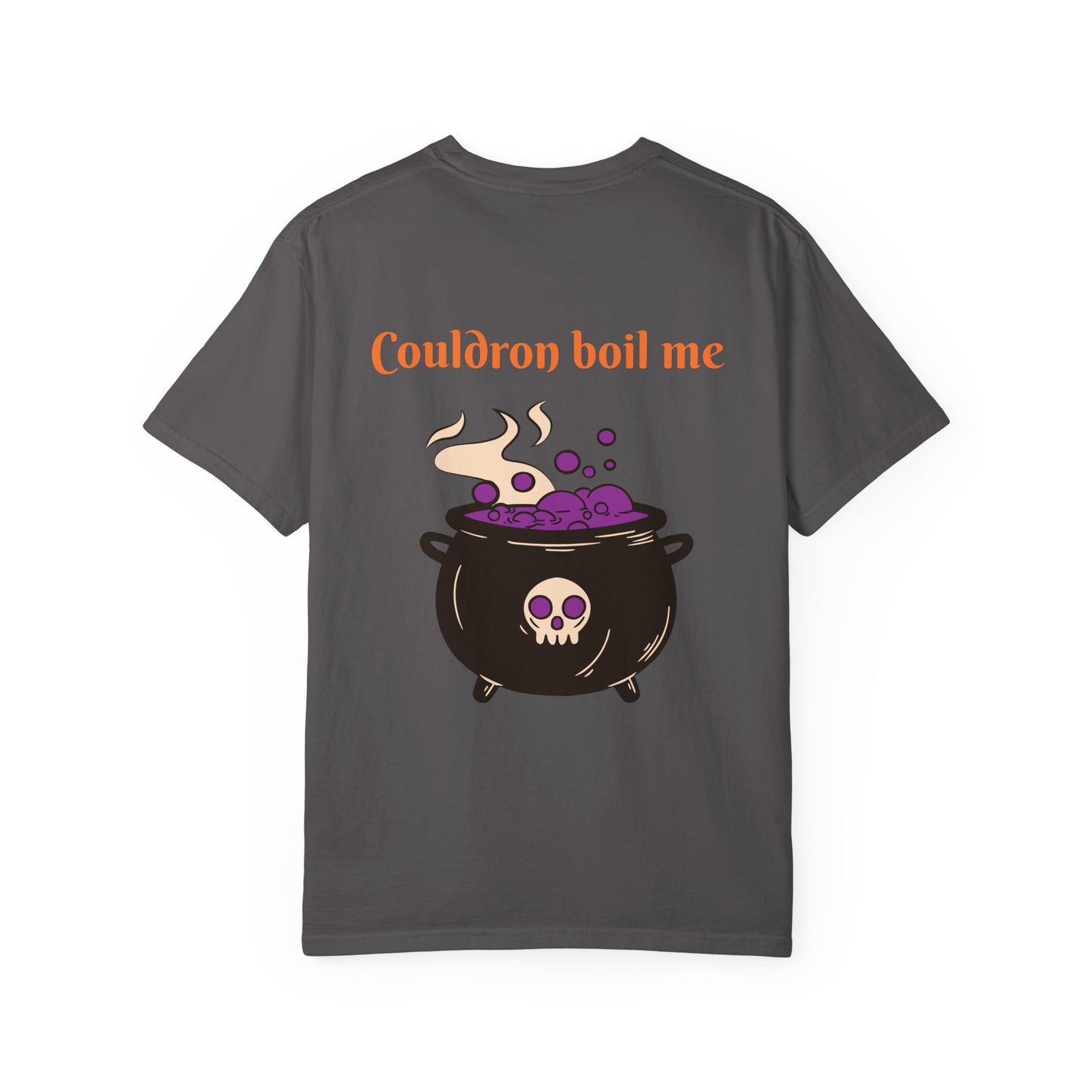 Cauldron Boil Me Halloween Unisex Garment-Dyed T-shirt