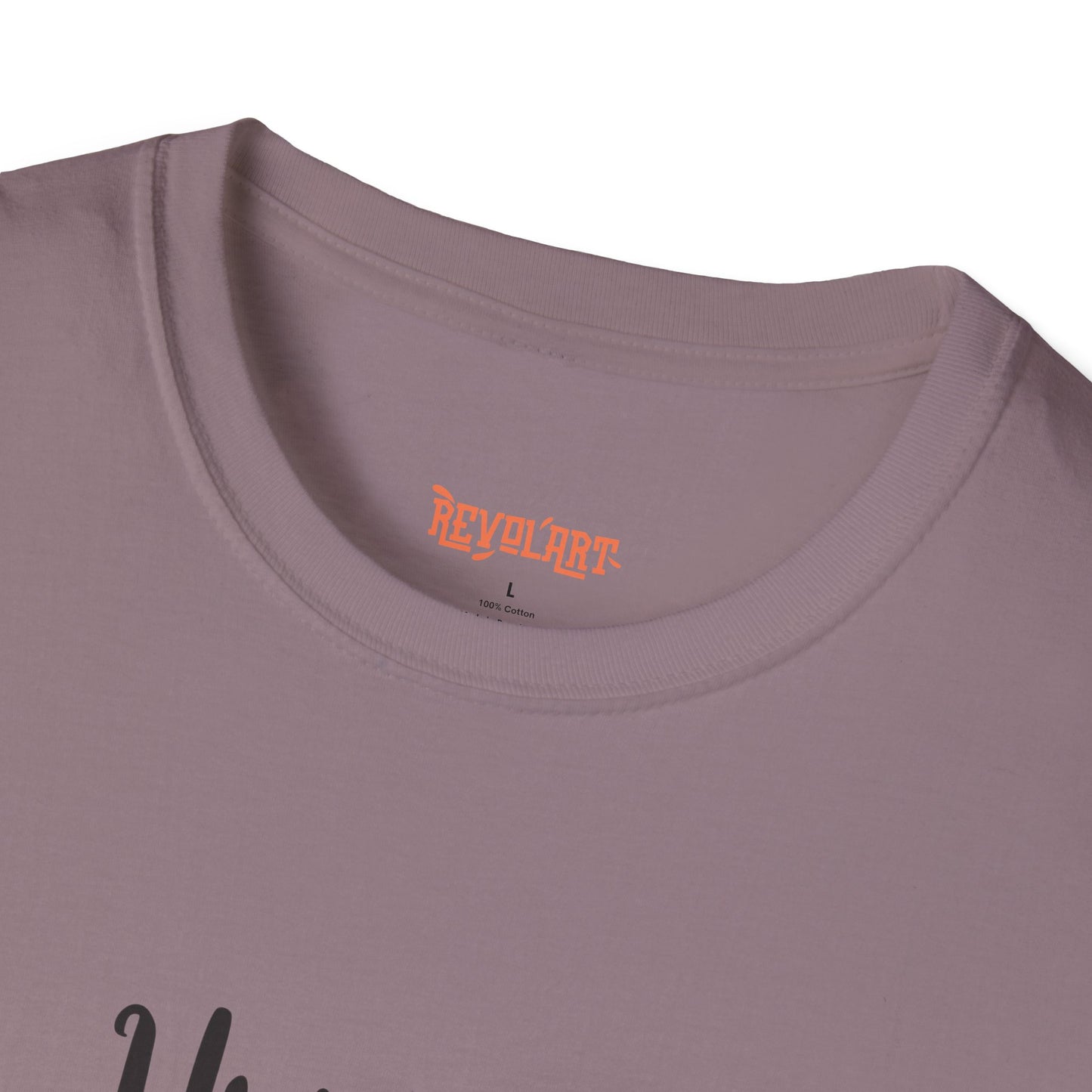 Cute HUGSY Graphic Unisex Softstyle T-Shirt, Holiday Gift, Casual Wear, Cute T-Shirt, Fun Apparel, Christmas Shirt for Friends Lovers