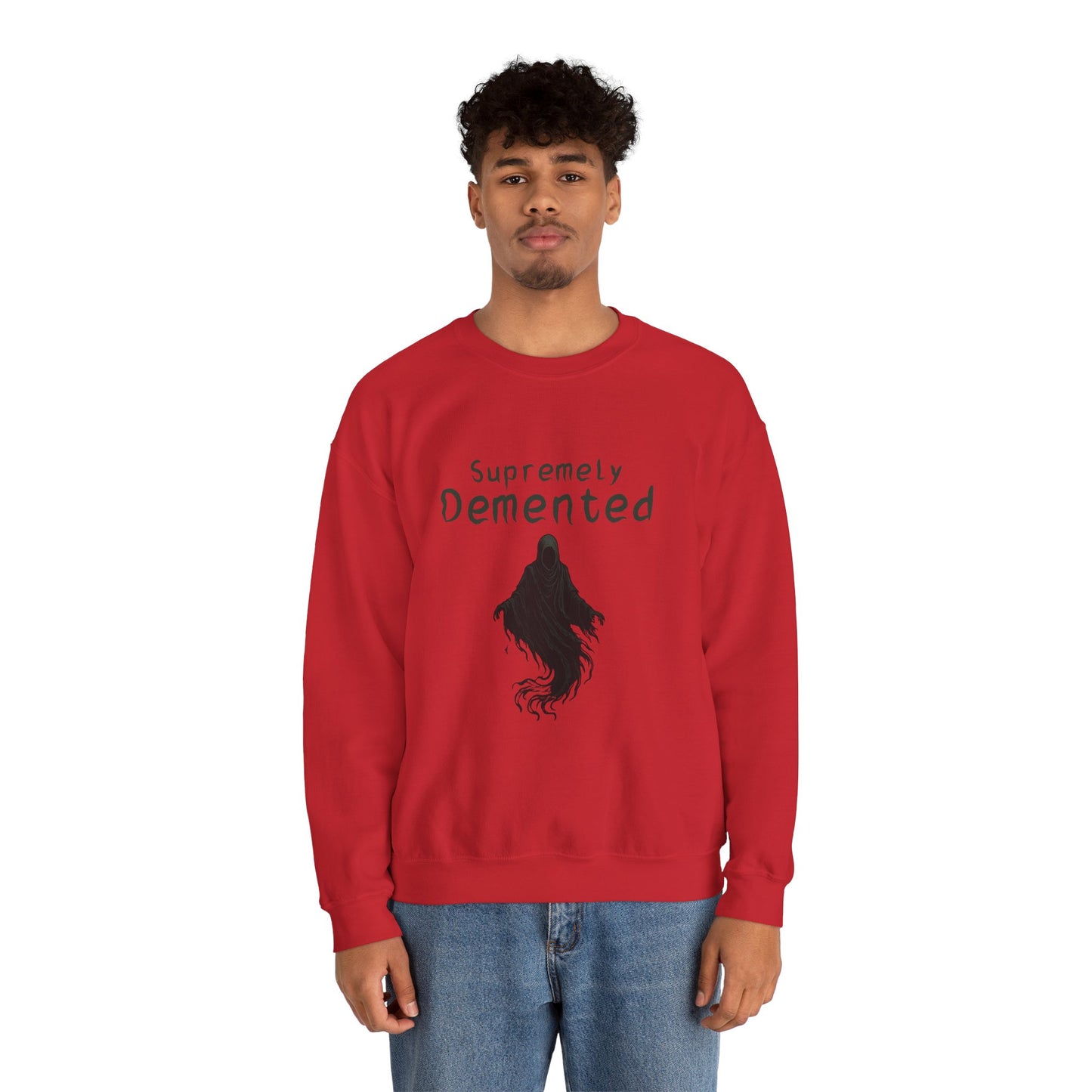 Supremely Demented Sweatshirt, Cozy Unisex Crewneck, Quirky Casual Wear | Harry Potter fans