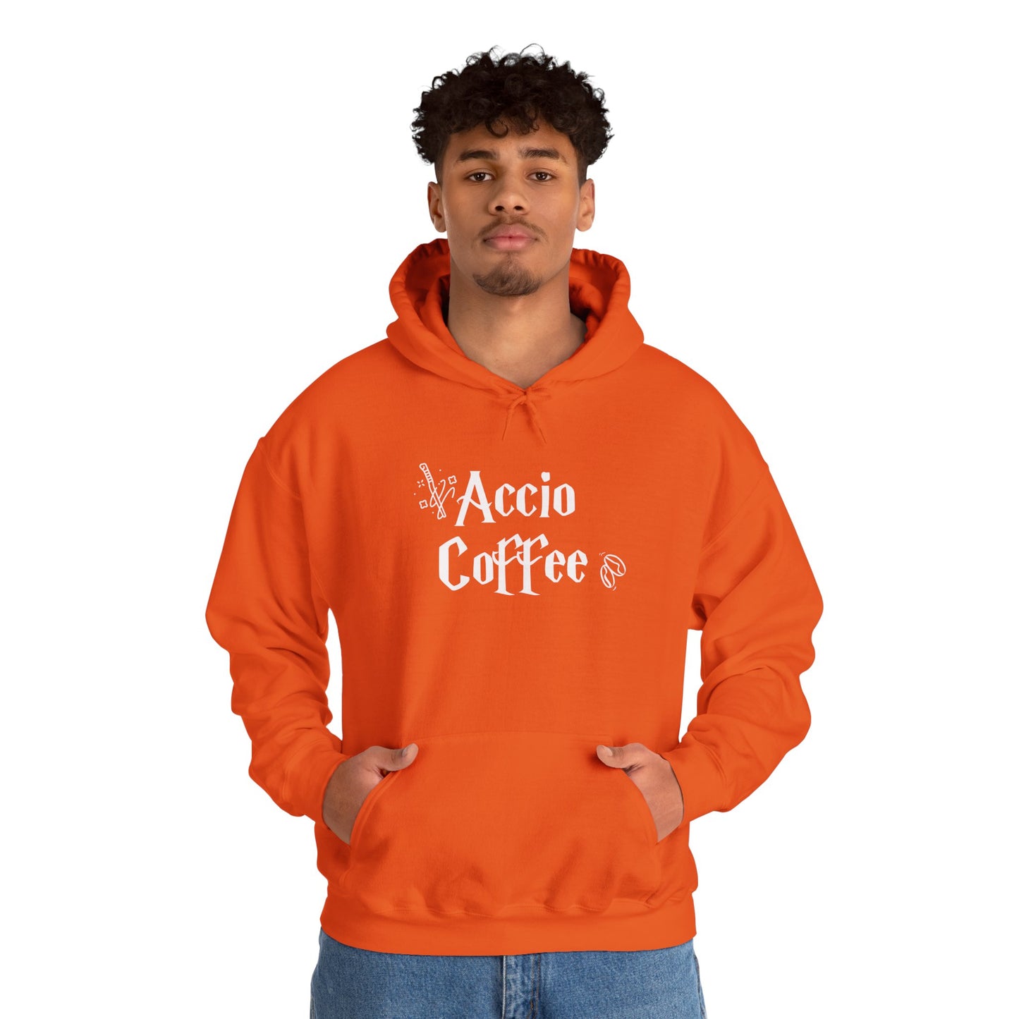 Accio Coffee Hoodie - Unisex Heavy Blend™ Sweatshirt for Coffee Lovers