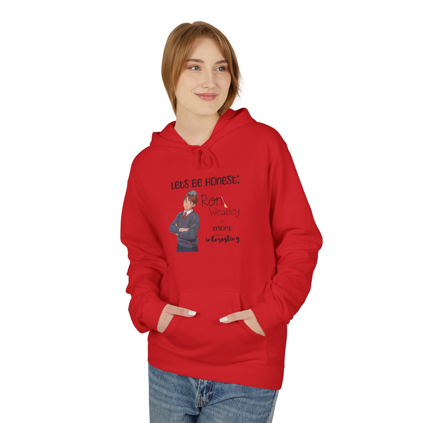 Ron Weasley Love Hoodie - Unisex Midweight Softstyle Fleece