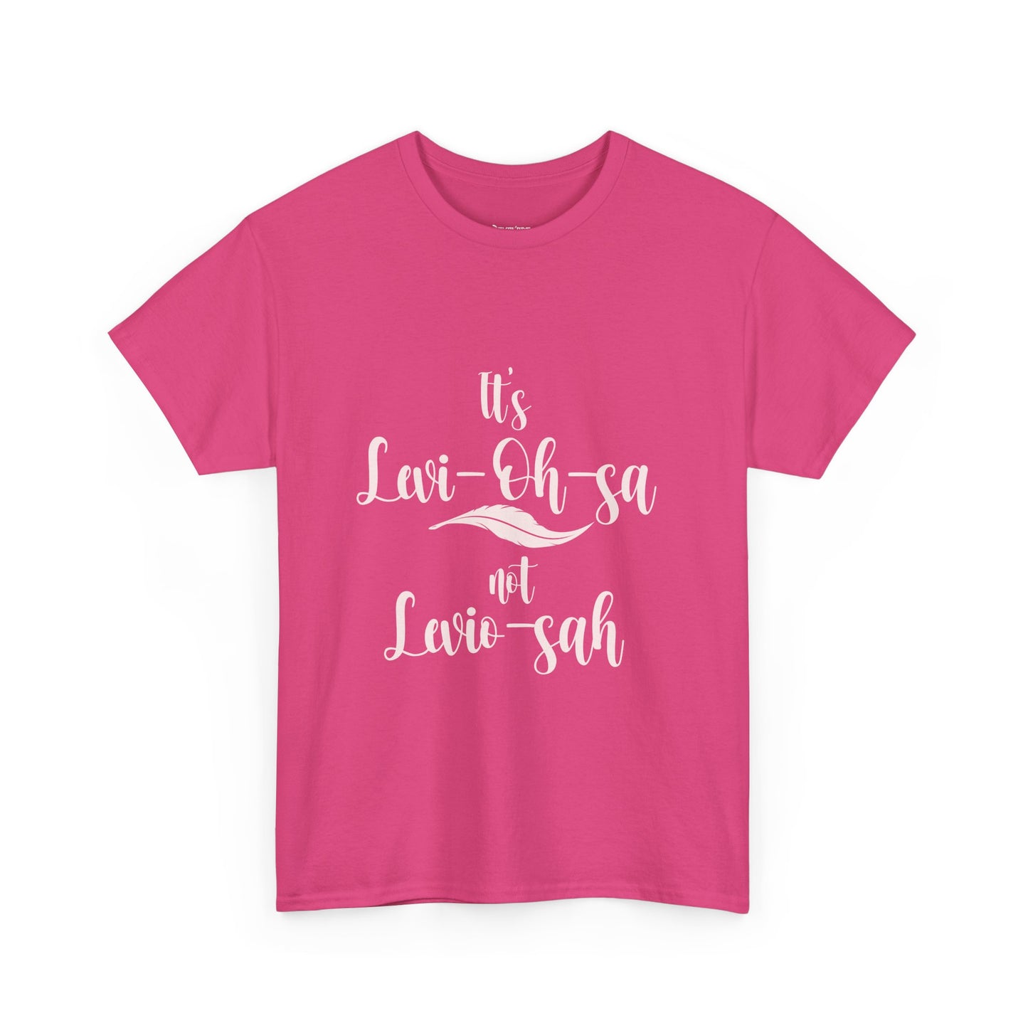 Unisex Heavy Cotton Tee - 'It's Lavi-Oh-sa Not Lario-sah'