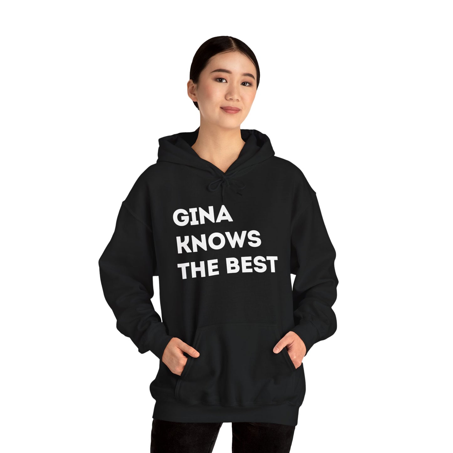 Gina Knows the Best Unisex Heavy Blend™ Hooded Sweatshirt