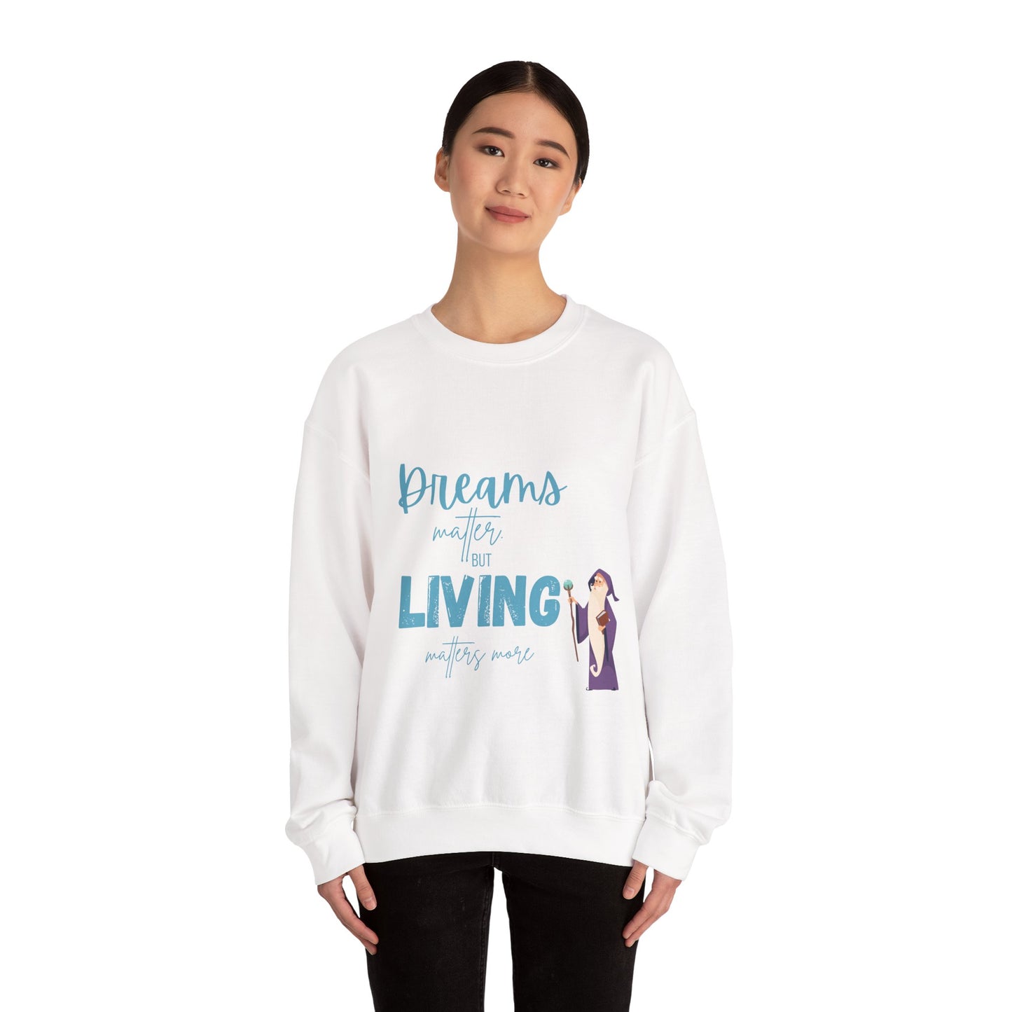 Living Matters Crewneck Sweatshirt - Harry Potter | Dumblebore Quotes