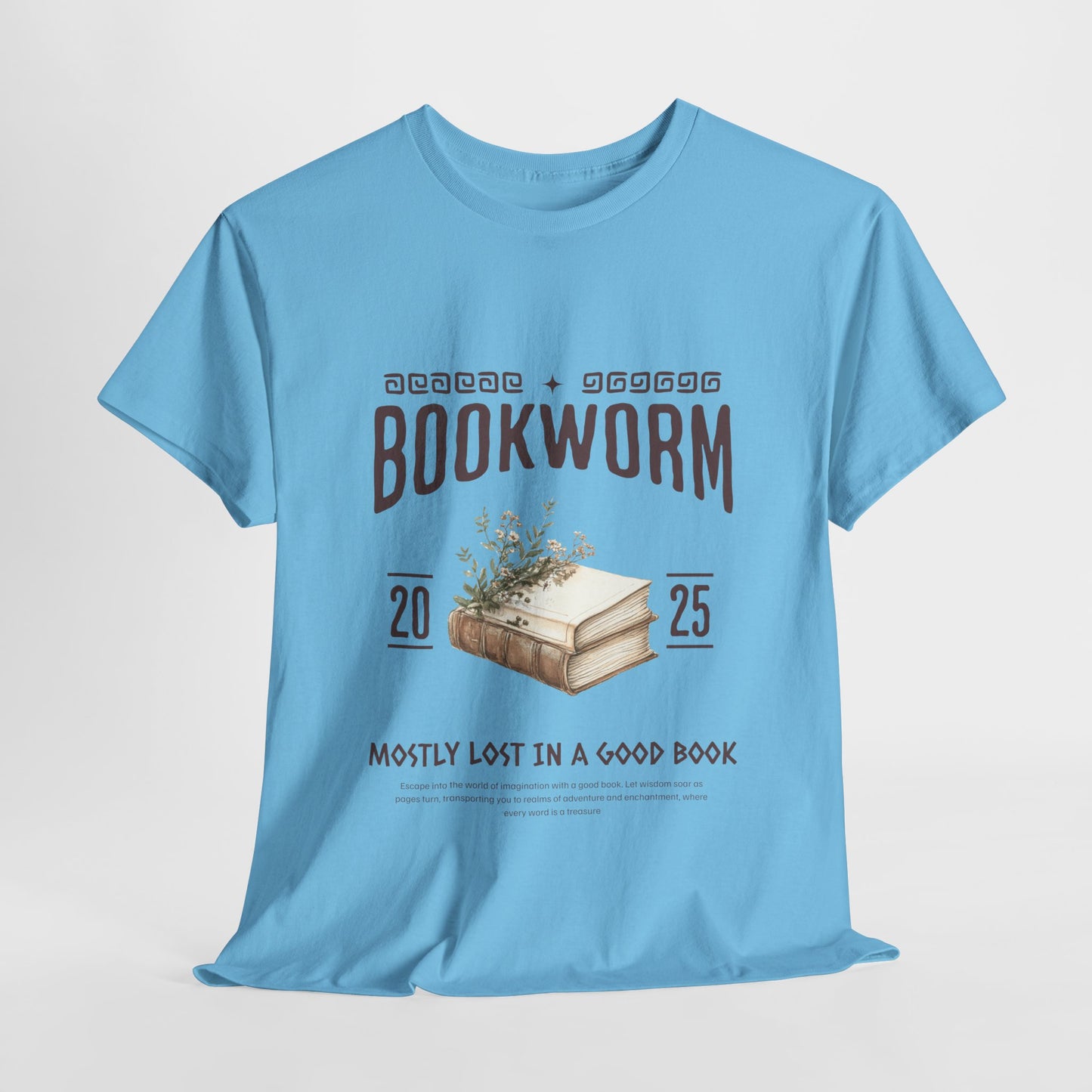 Bookworm Unisex Heavy Cotton Tee – Perfect for Literature Lovers