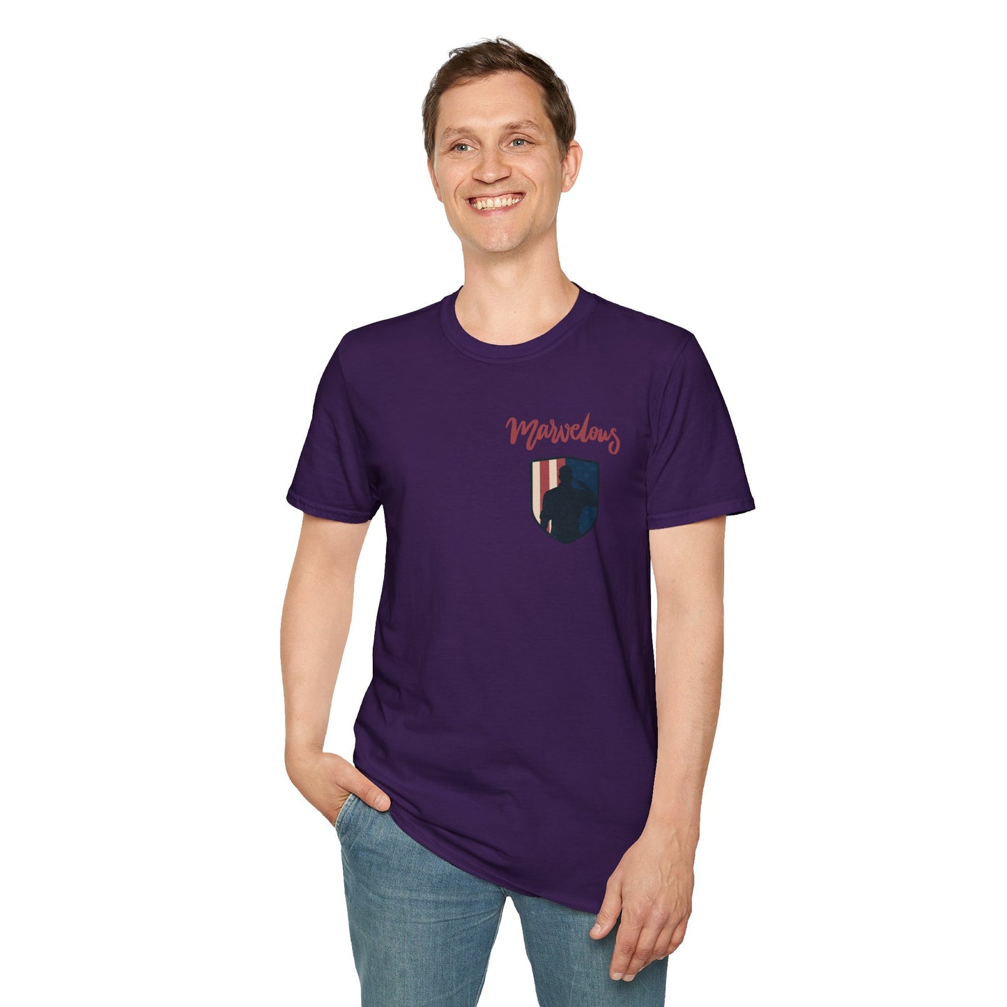 Marvelous Unisex Softstyle T-Shirt - Motivational Graphic Tee for Everyday Inspiration