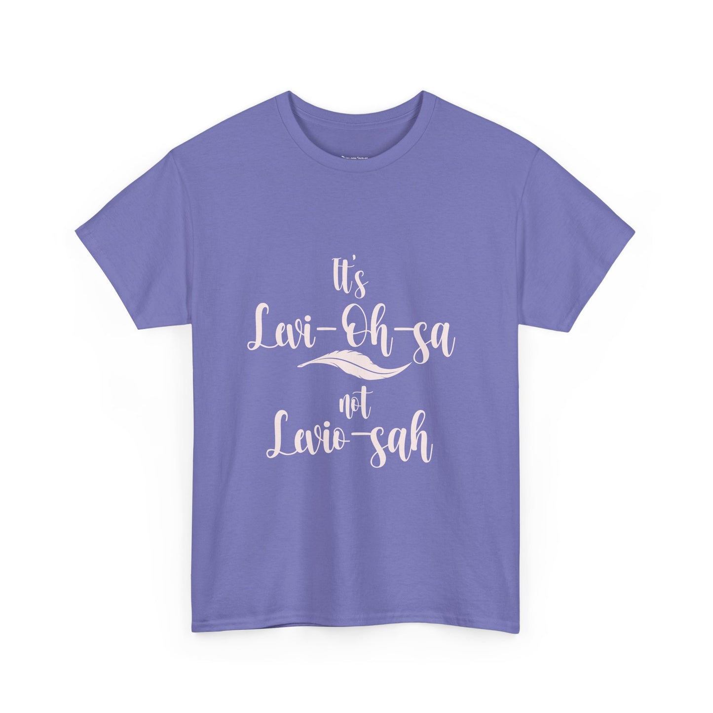 Unisex Heavy Cotton Tee - 'It's Lavi-Oh-sa Not Lario-sah'