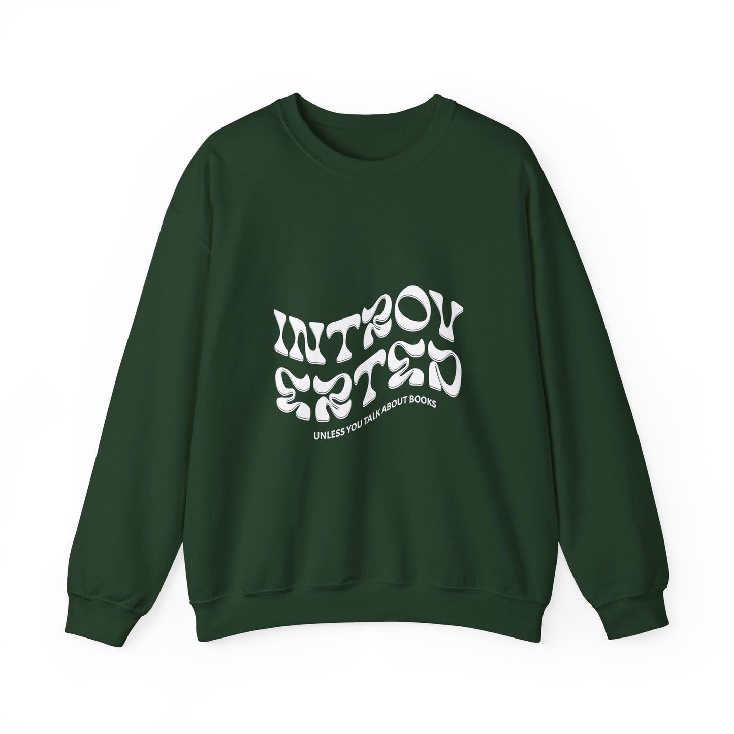 Introverted Book Lovers Sweatshirt - Unisex Heavy Blend™ Crewneck