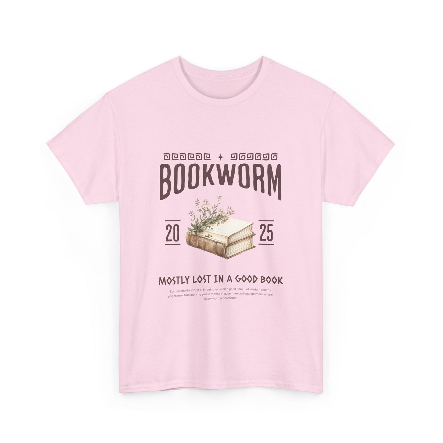 Bookworm Unisex Heavy Cotton Tee – Perfect for Literature Lovers
