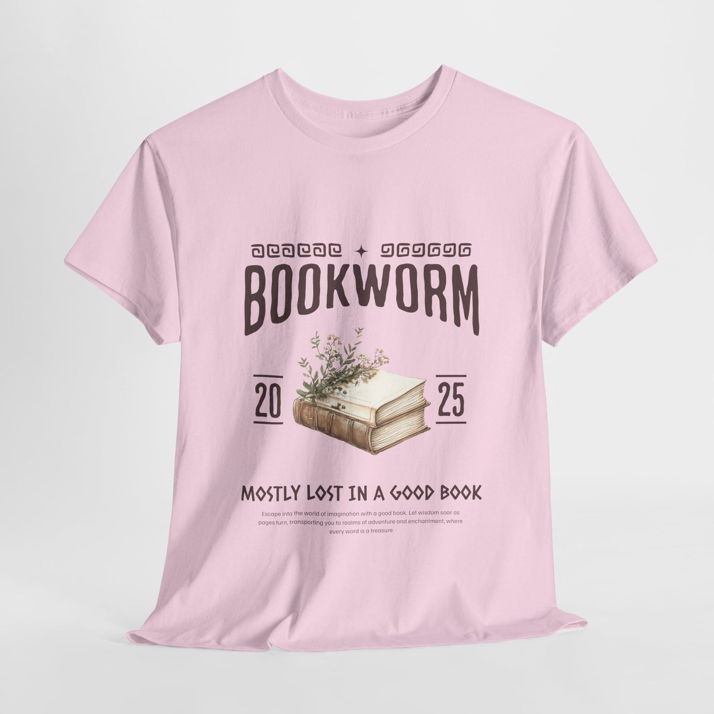 Bookworm Unisex Heavy Cotton Tee – Perfect for Literature Lovers