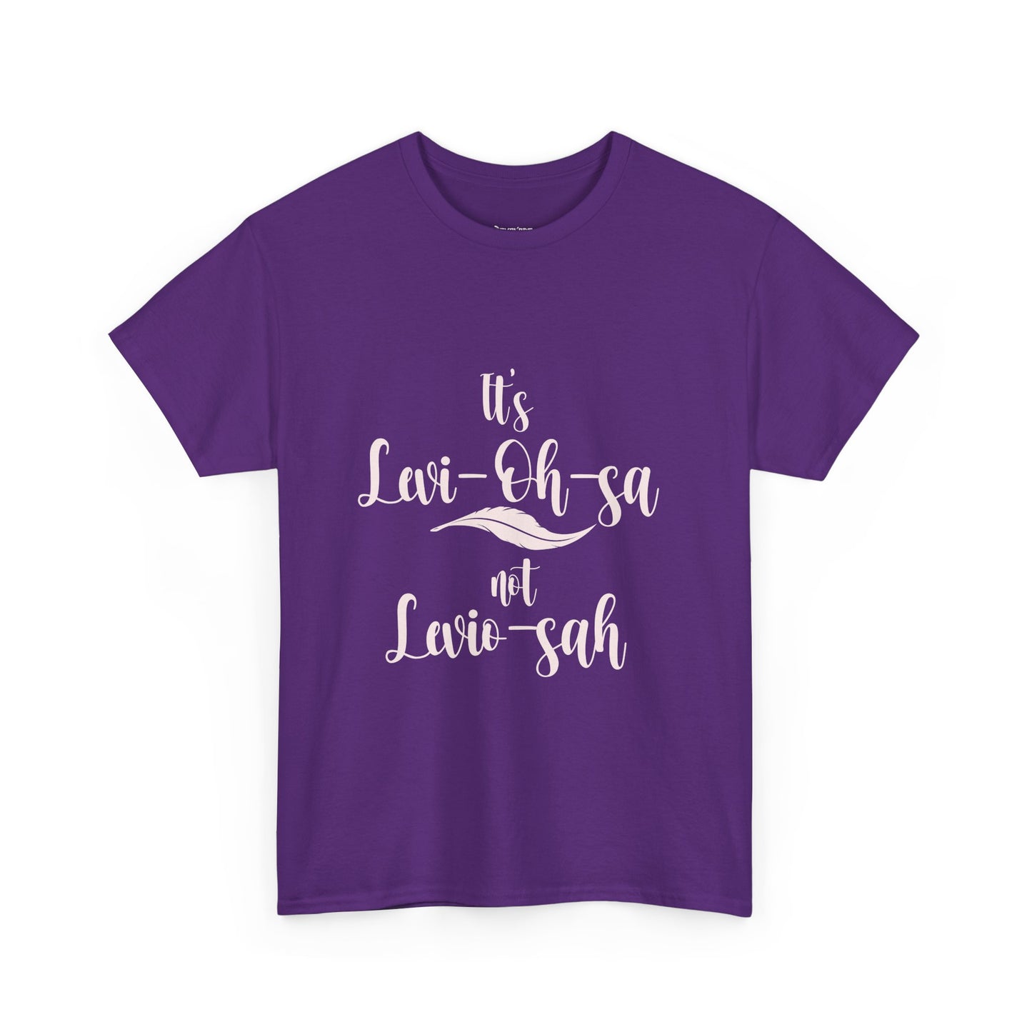 Unisex Heavy Cotton Tee - 'It's Lavi-Oh-sa Not Lario-sah'