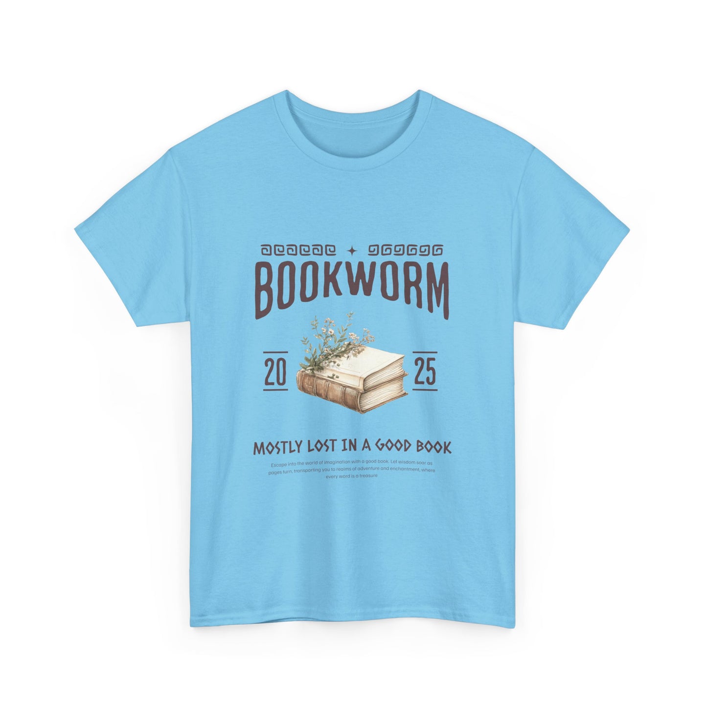 Bookworm Unisex Heavy Cotton Tee – Perfect for Literature Lovers