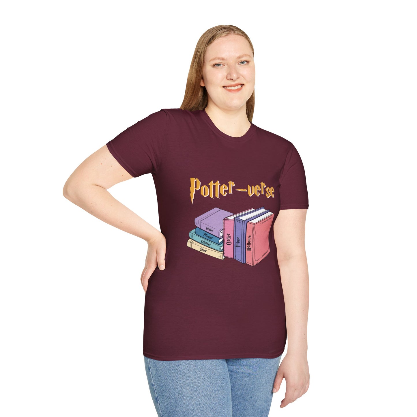 Potter-verse Unisex Softstyle T-Shirt - Perfect for Book Lovers & Fans
