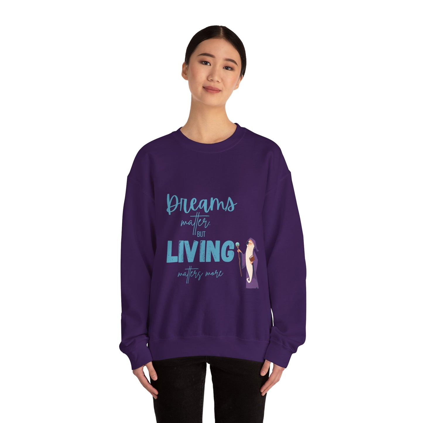 Living Matters Crewneck Sweatshirt - Harry Potter | Dumblebore Quotes