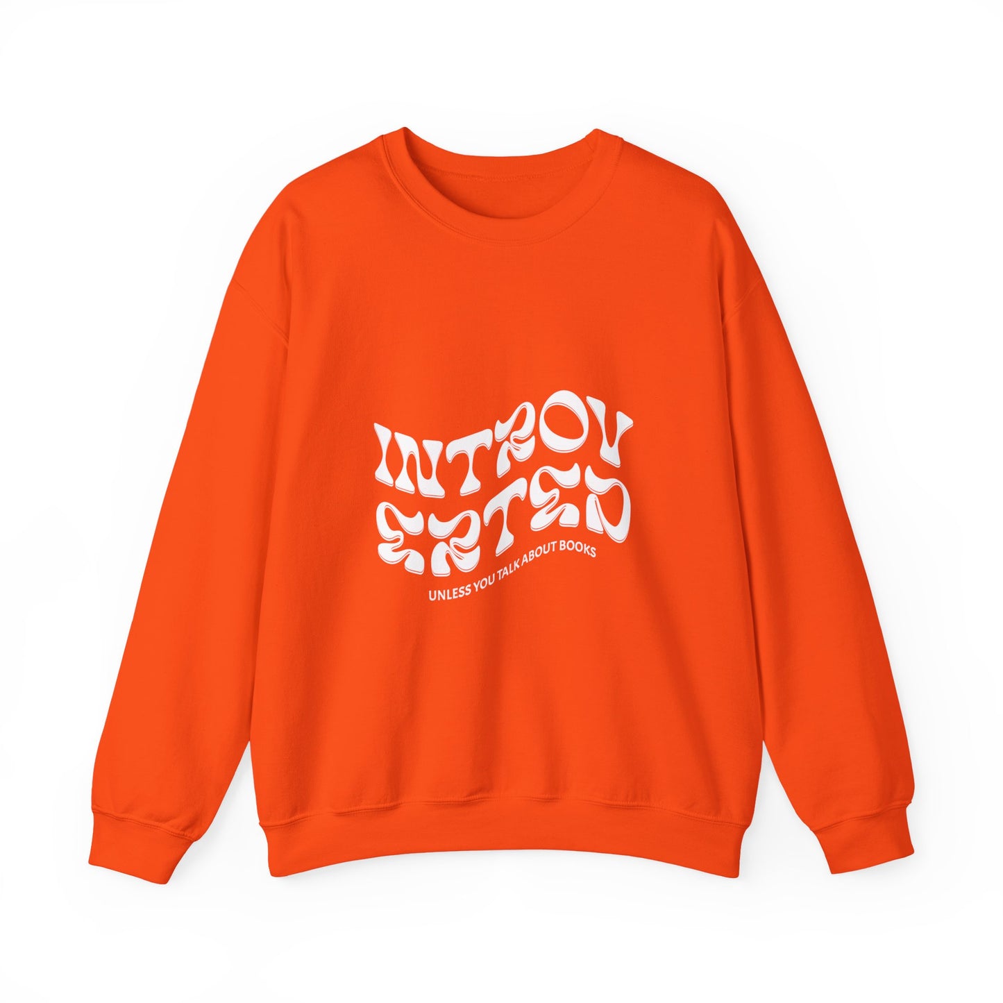 Introverted Book Lovers Sweatshirt - Unisex Heavy Blend™ Crewneck
