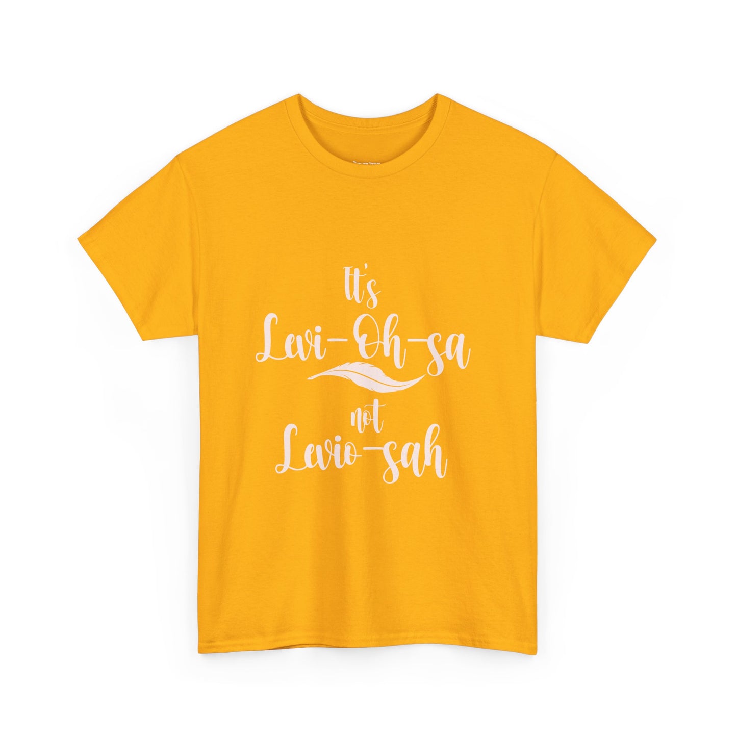 Unisex Heavy Cotton Tee - 'It's Lavi-Oh-sa Not Lario-sah'
