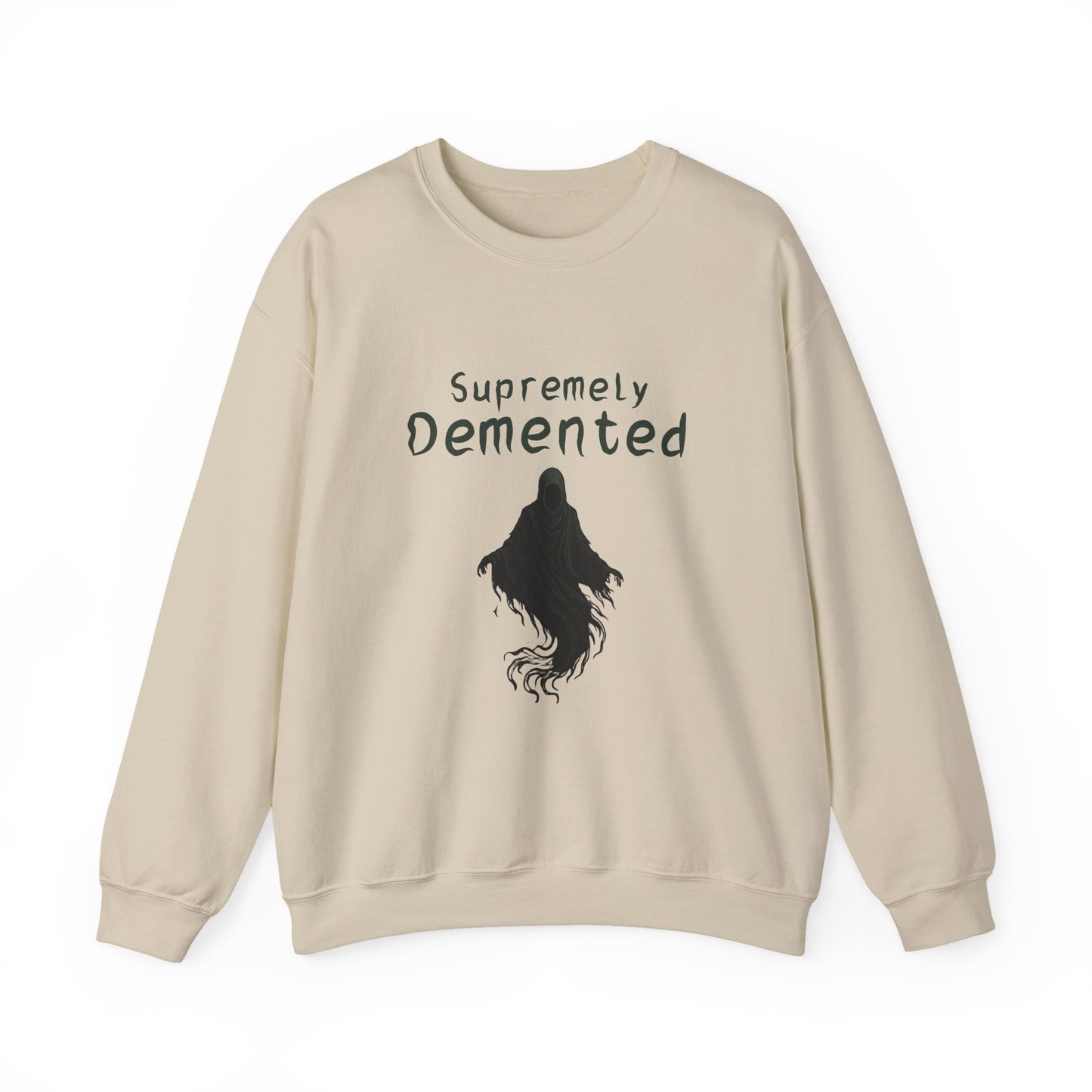 Supremely Demented Sweatshirt, Cozy Unisex Crewneck, Quirky Casual Wear | Harry Potter fans