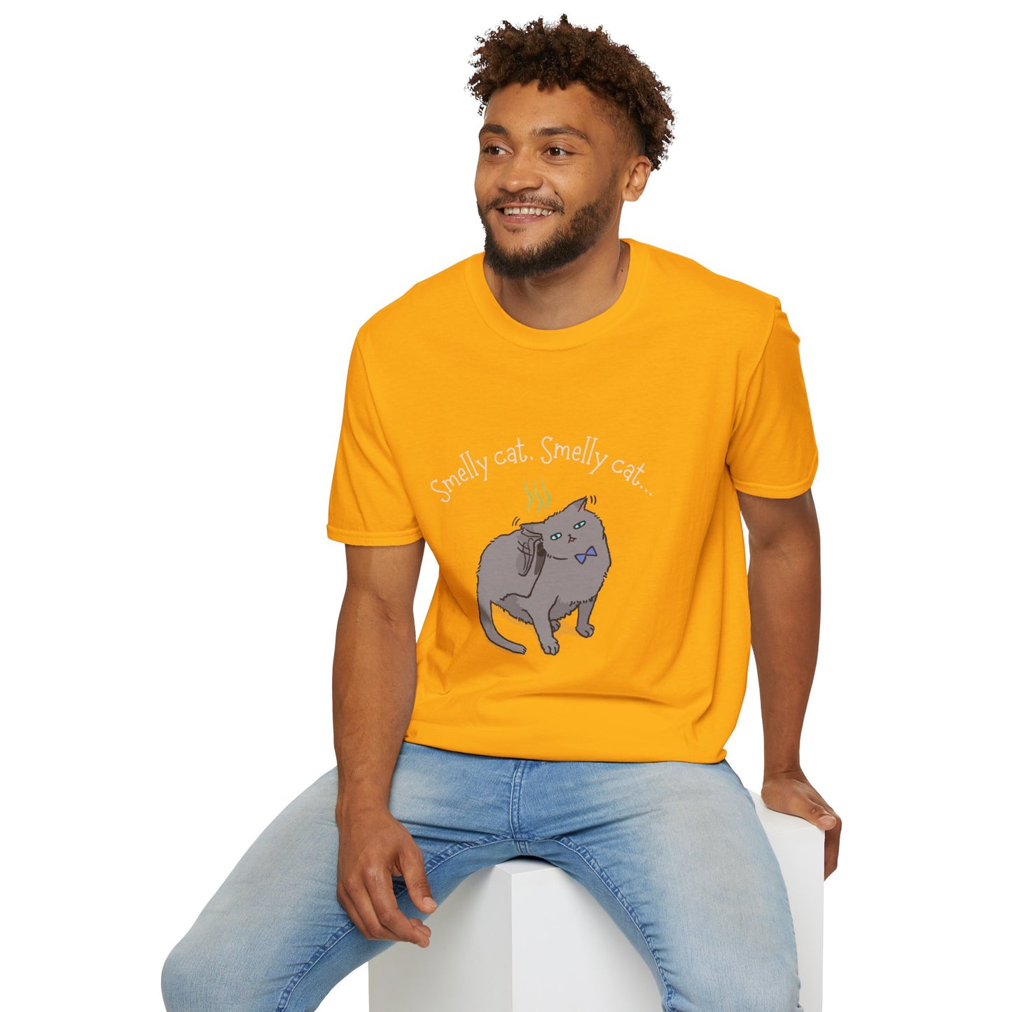 “Smelly Cat” Unisex Graphic Tee – Friends TV Show Inspired | Phoebe Buffay Tribute