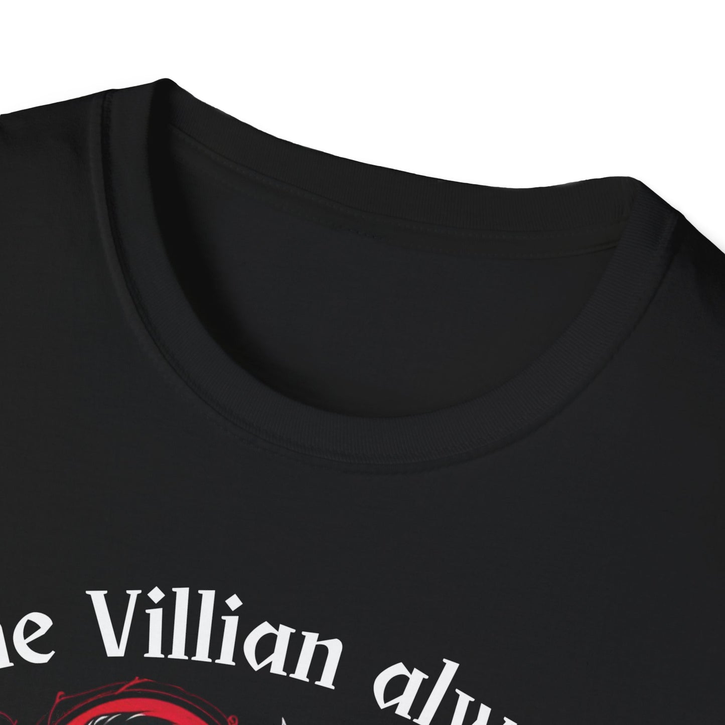 Men's & Women's Villain-Themed Softstyle T-Shirt - 'The Villain Always Gets The Girl'