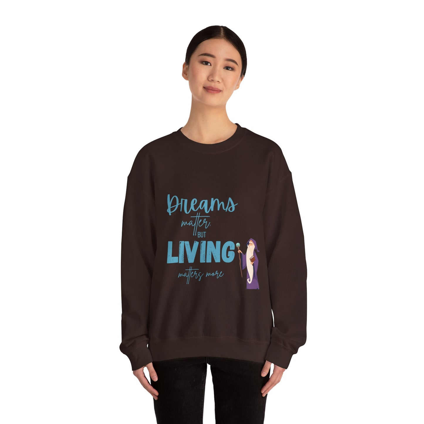 Living Matters Crewneck Sweatshirt - Harry Potter | Dumblebore Quotes